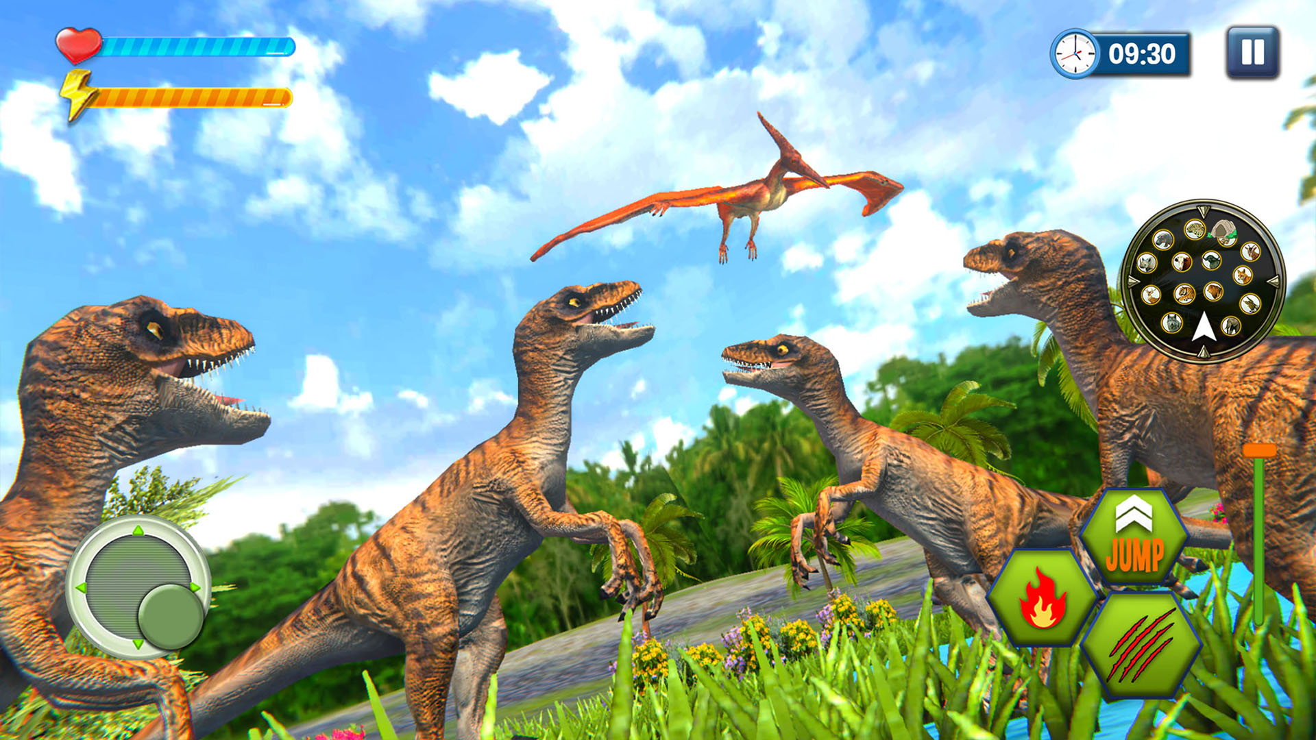 اسکرین شات 5 بازی Flying Dinosaur Simulator Game