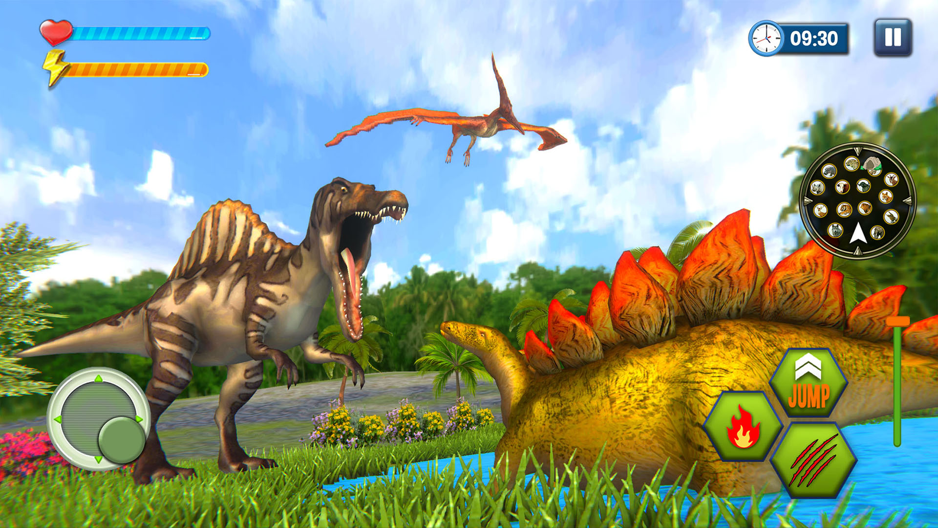 اسکرین شات 4 بازی Flying Dinosaur Simulator Game
