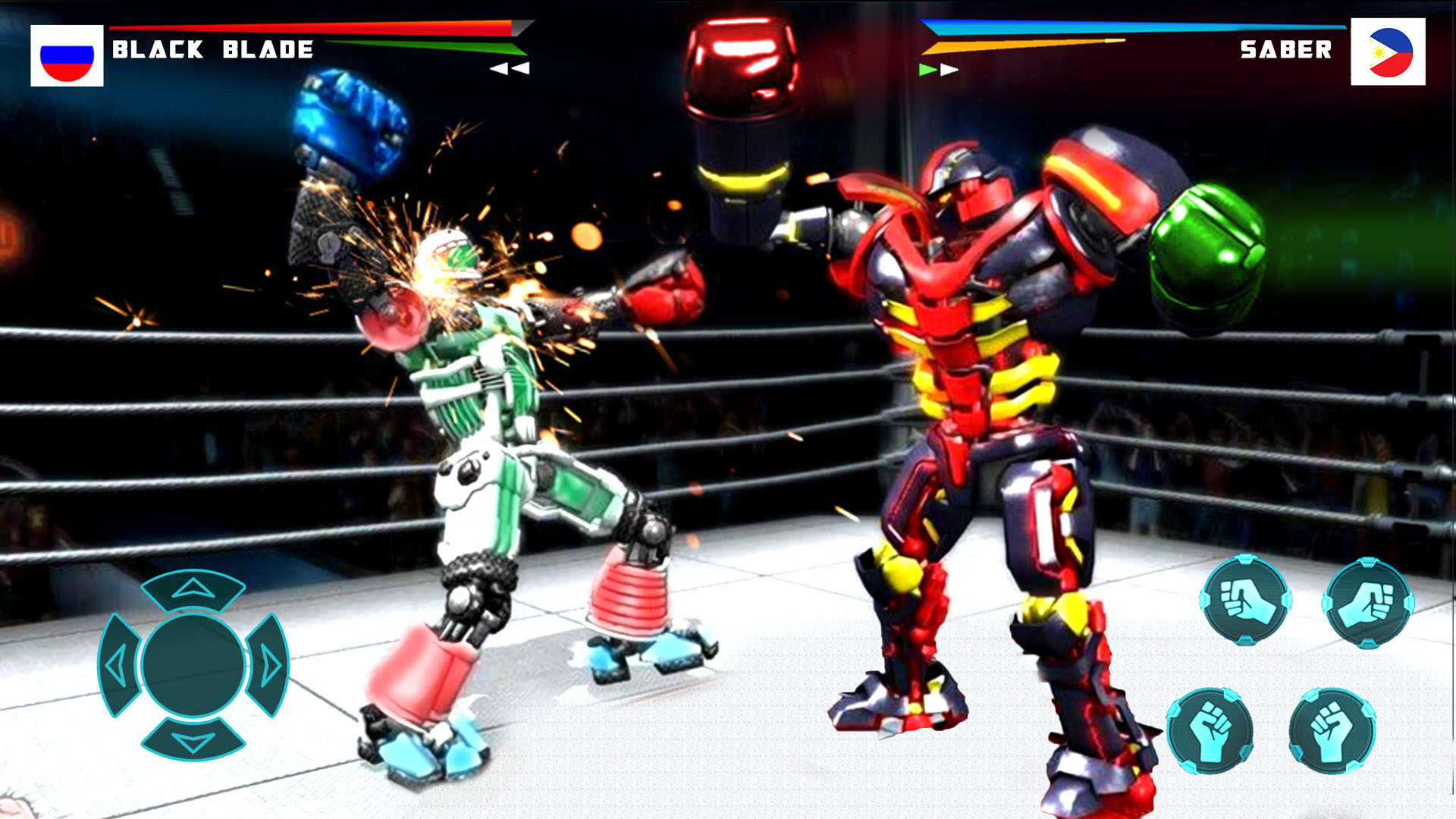 اسکرین شات 4 بازی Mecha war: Robot Fighting Game