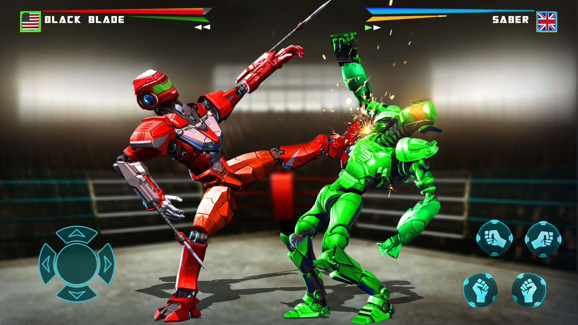 اسکرین شات 1 بازی Mecha war: Robot Fighting Game