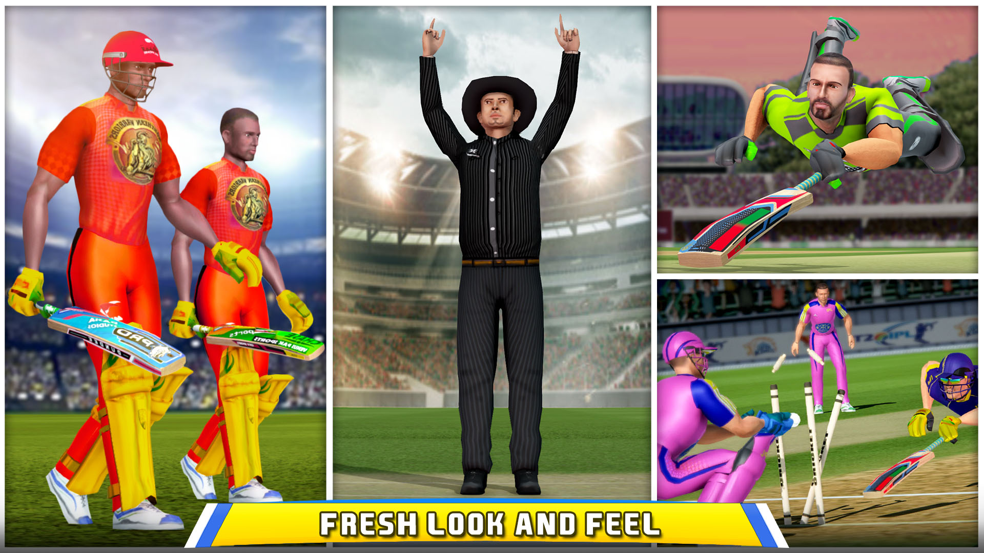 اسکرین شات 1 بازی T10 League Cricket Game