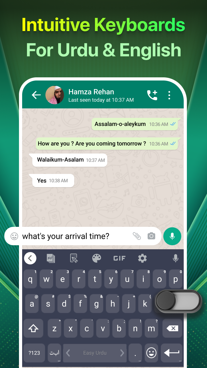 اسکرین شات برنامه Easy Urdu Keyboard اردو Editor 7