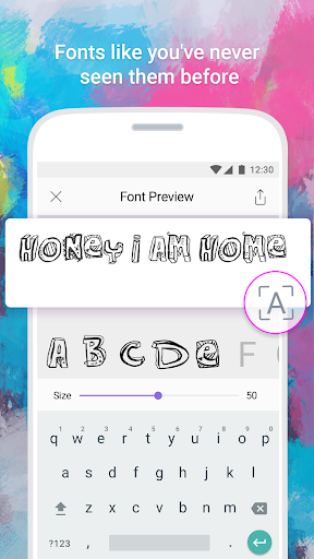 اسکرین شات 7 برنامه Fonty - Draw and Make Fonts