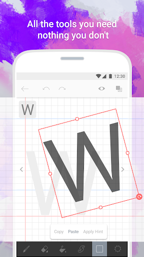 اسکرین شات 6 برنامه Fonty - Draw and Make Fonts