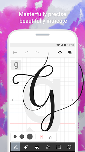 اسکرین شات 4 برنامه Fonty - Draw and Make Fonts