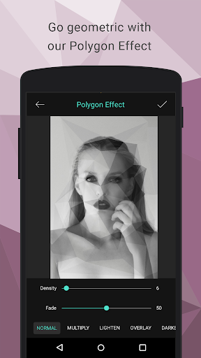 اسکرین شات 1 برنامه Polygon Effect - Low Poly Art