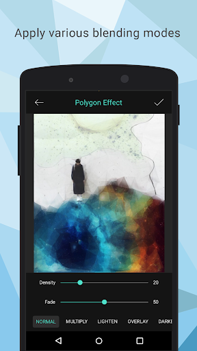 اسکرین شات 2 برنامه Polygon Effect - Low Poly Art