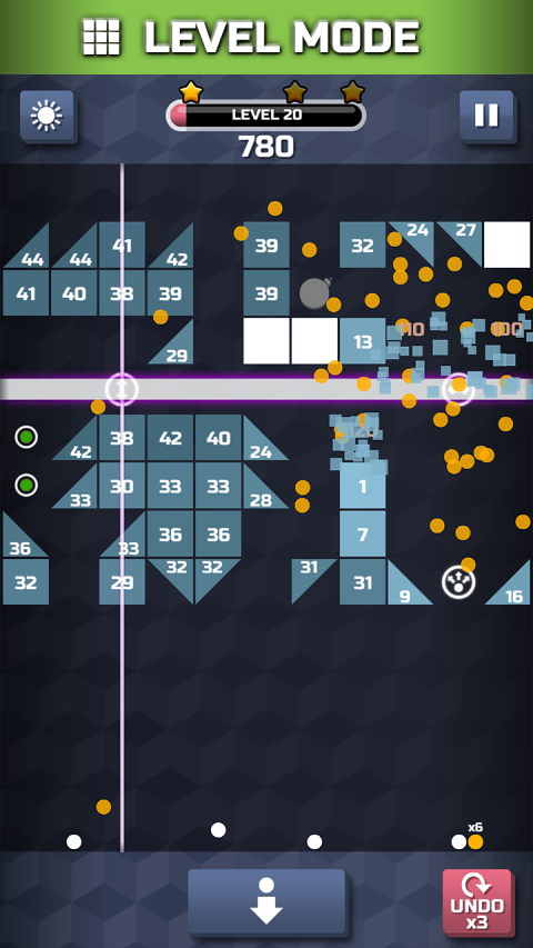 اسکرین شات 1 بازی Bricks breaker ace