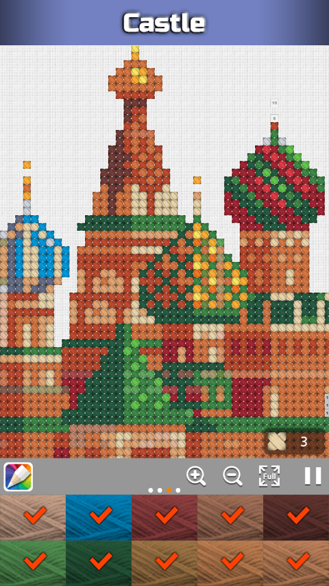 اسکرین شات 4 برنامه Cross-stitch : No.draw