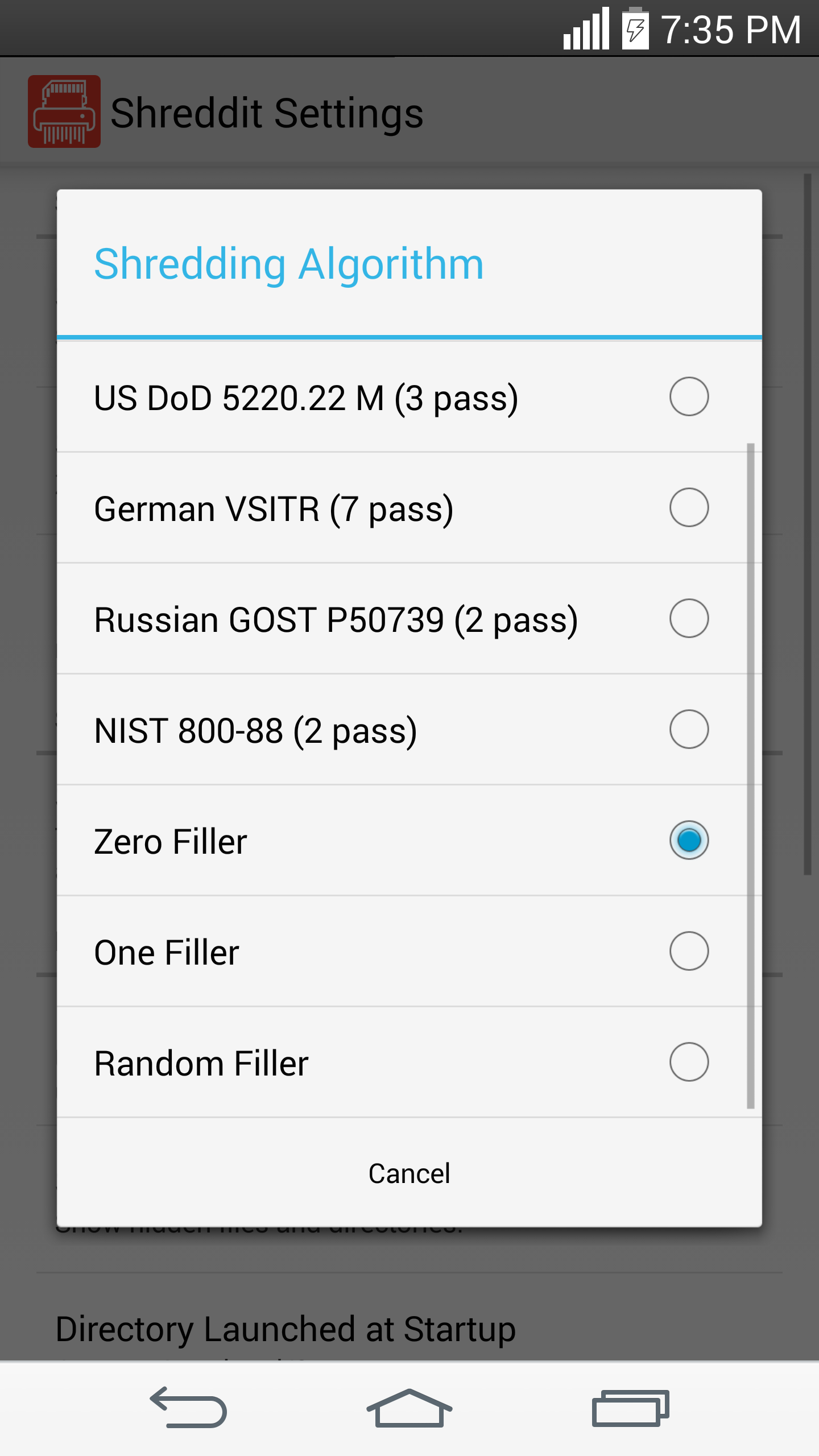 اسکرین شات 4 برنامه Shreddit - Data Eraser