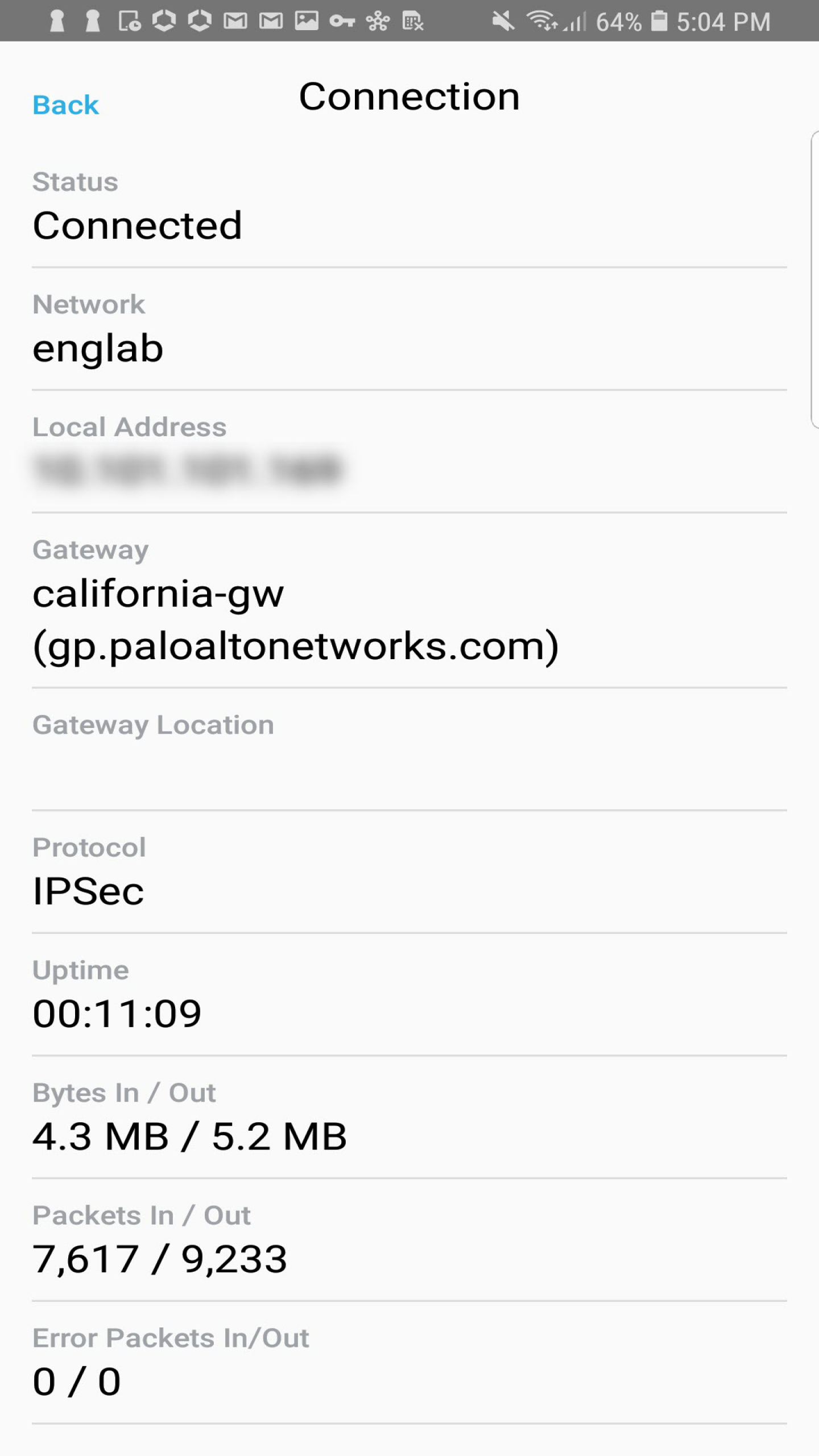 اسکرین شات 4 برنامه GlobalProtect