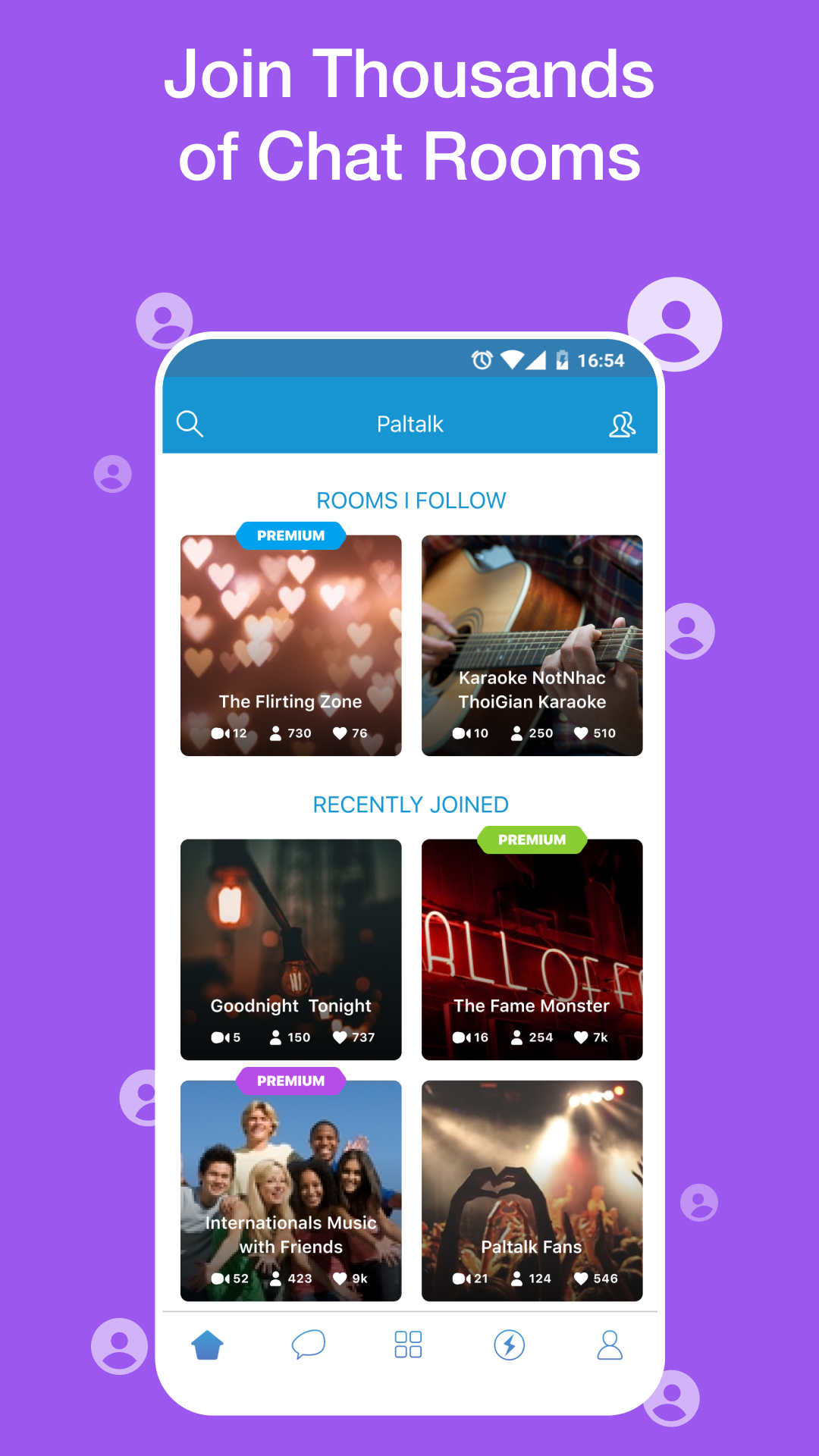 اسکرین شات 4 برنامه Paltalk: Chat & Meet Strangers