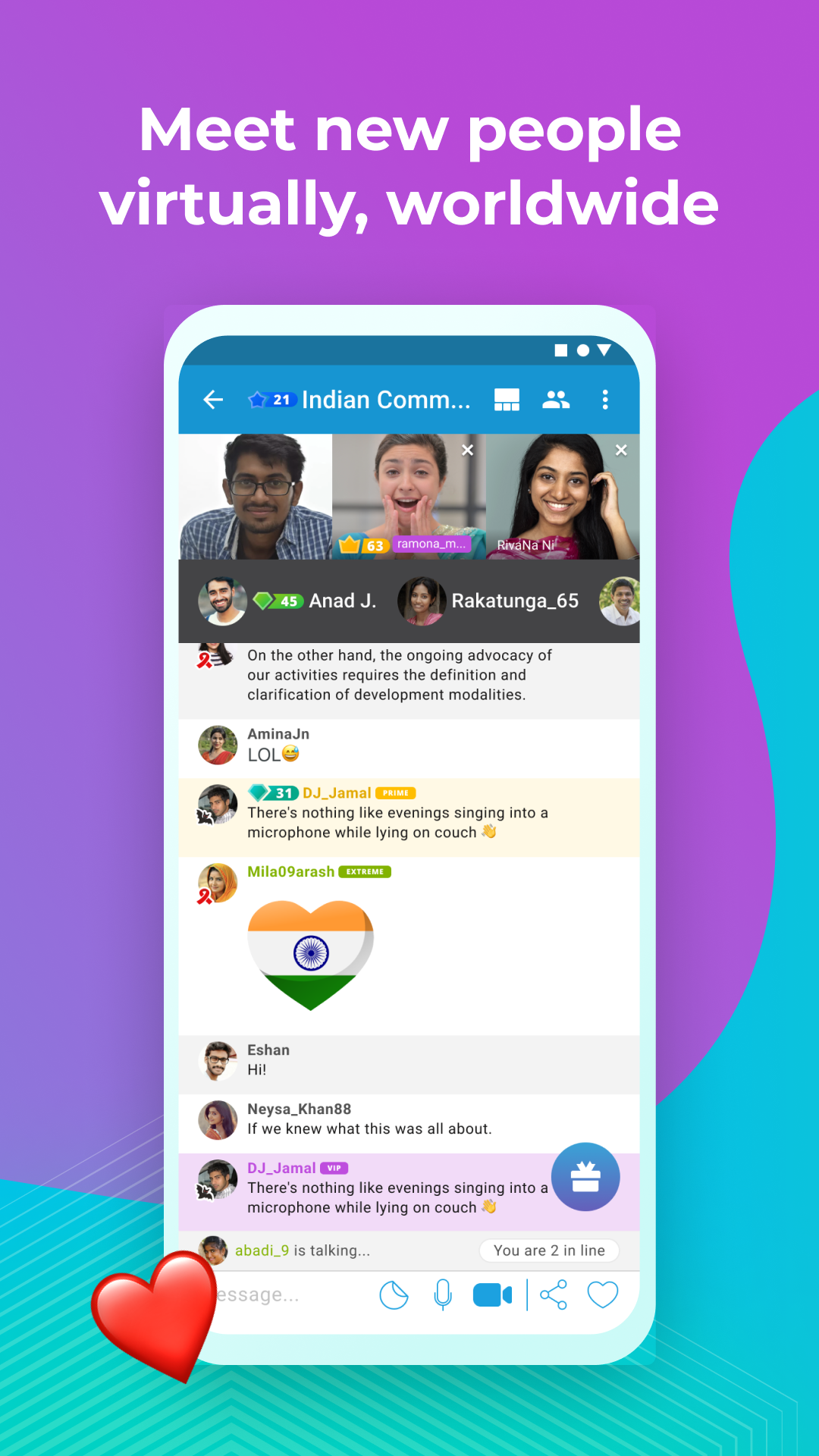 اسکرین شات 3 برنامه Paltalk: Talk to Strangers