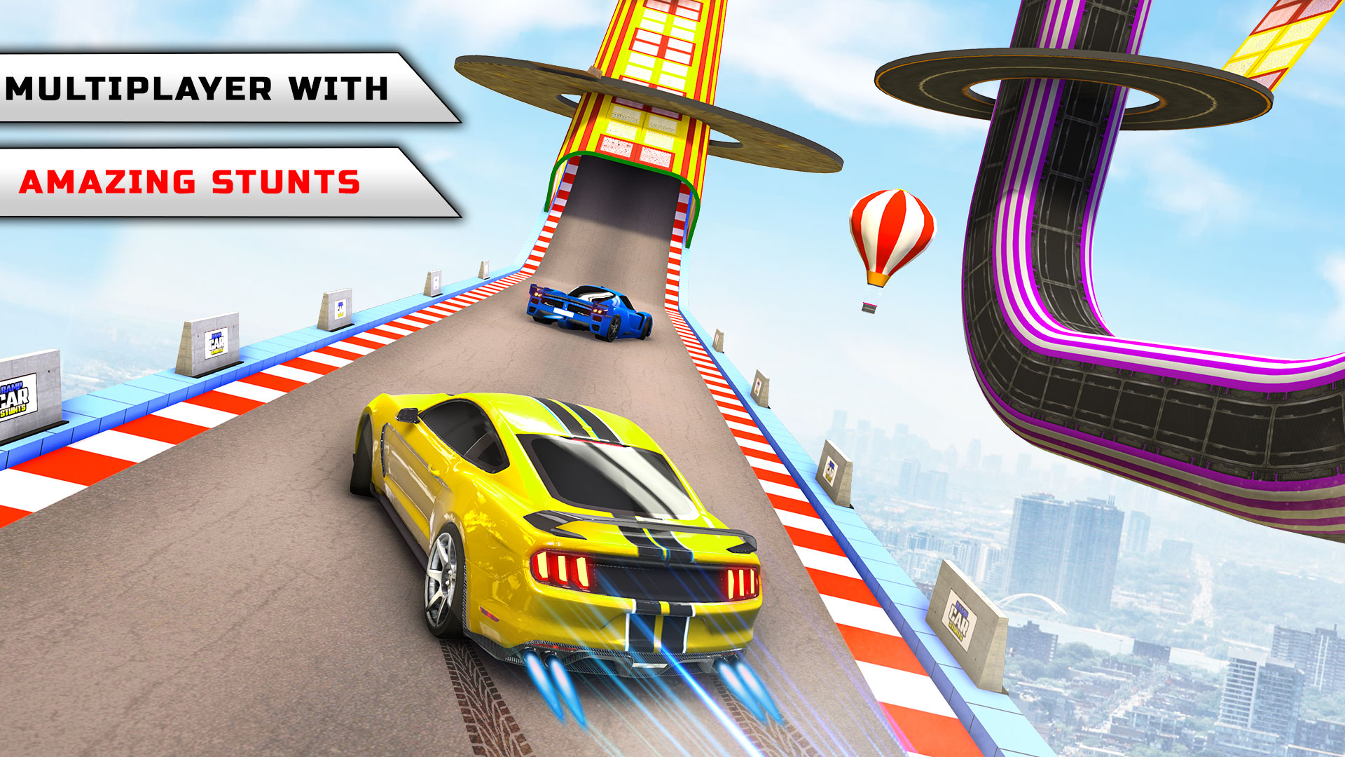 اسکرین شات 7 برنامه Mega Ramp Car Stunt 3D