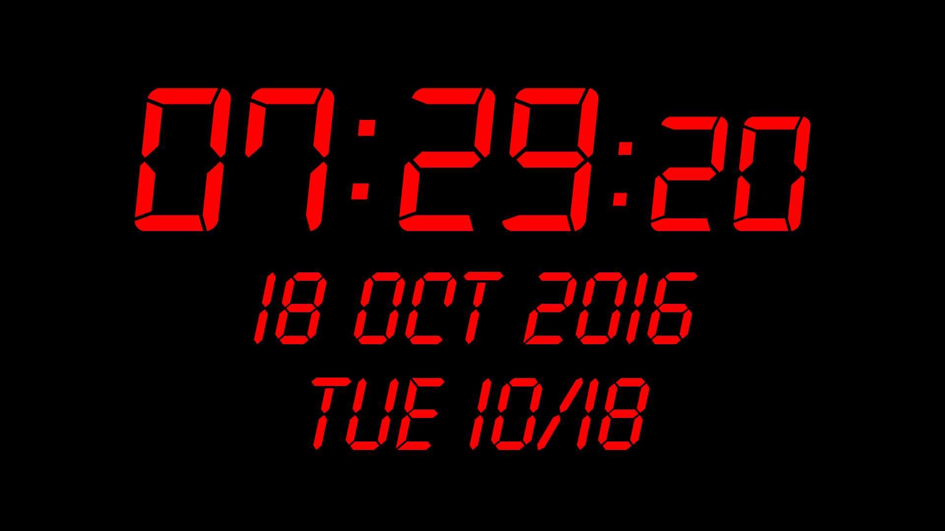 اسکرین شات برنامه Digital Clock : Bed/Desk Clock 2