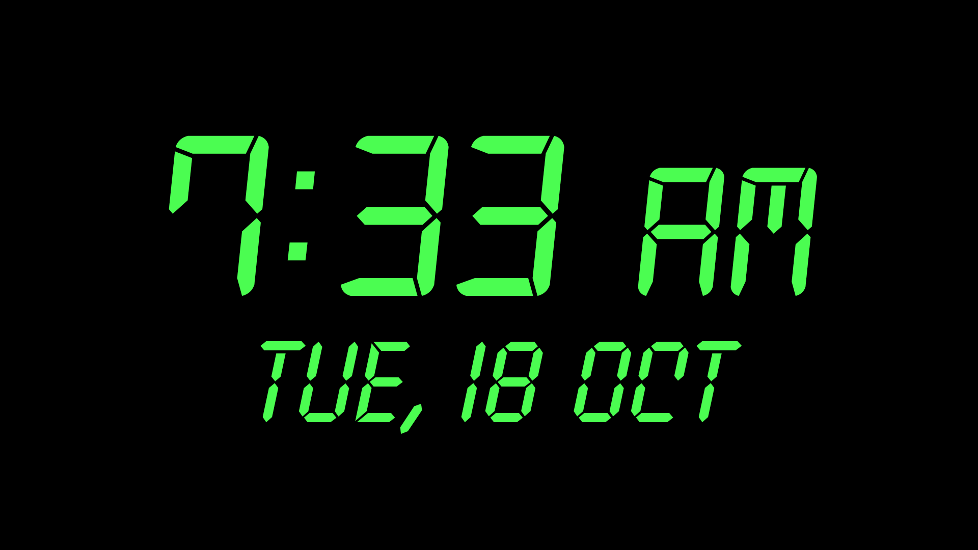 اسکرین شات برنامه Digital Clock : Bed/Desk Clock 6