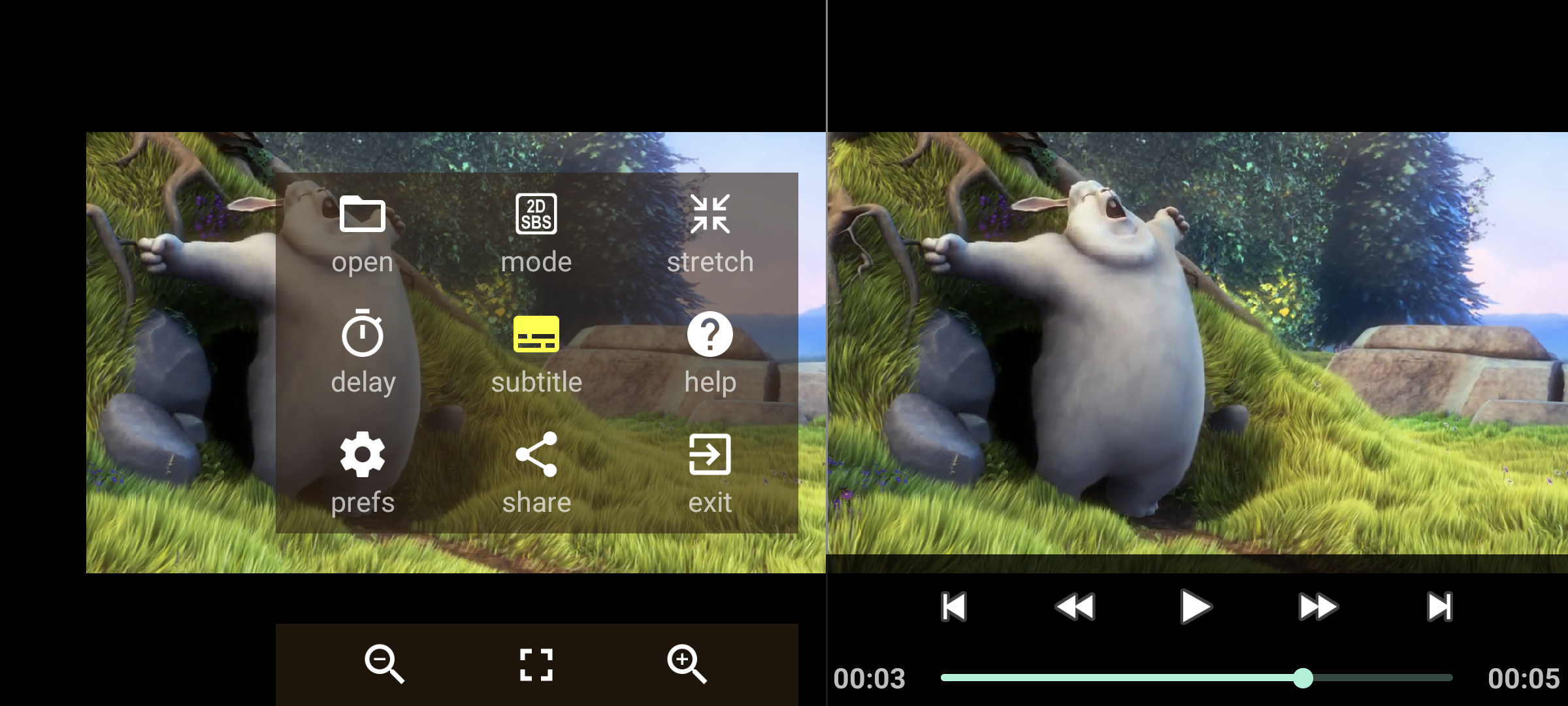 اسکرین شات 2 برنامه iPlay VR Player SBS 3D Video