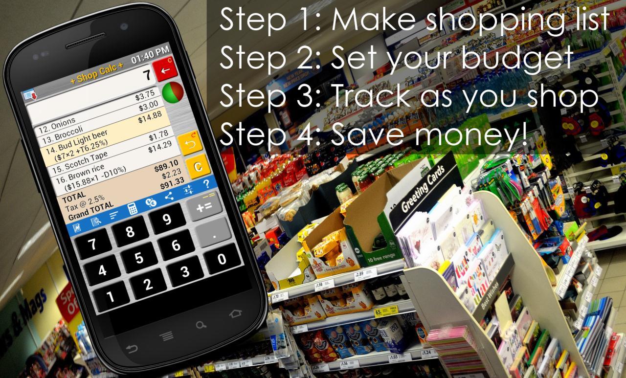 اسکرین شات 1 برنامه Shopping List Grocery & Budget