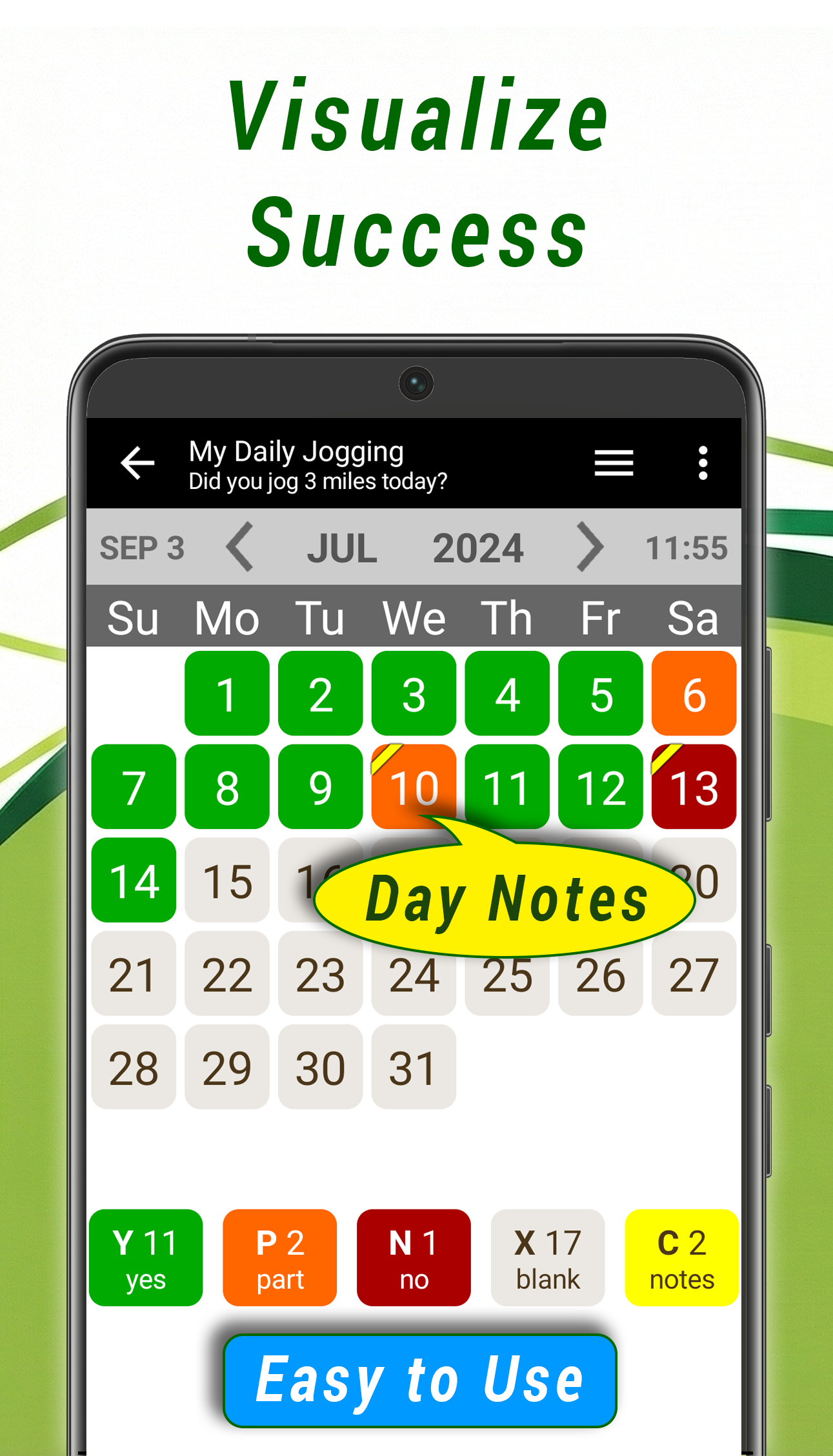 اسکرین شات 1 برنامه Unlimited Habit Tracker