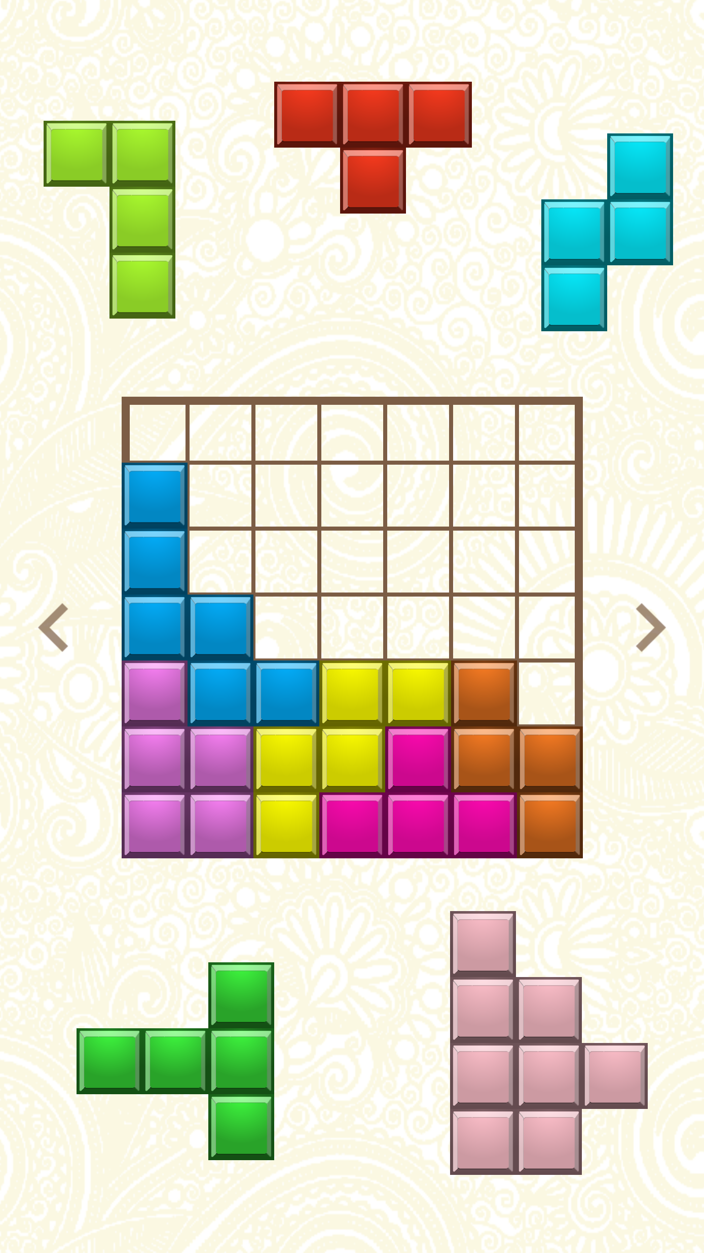 اسکرین شات 1 بازی Block Puzzle : Tile Match Game