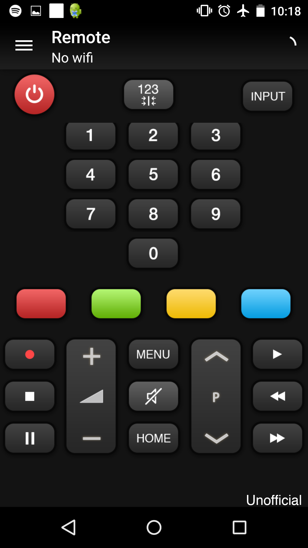 اسکرین شات 2 برنامه Remote for Panasonic TV