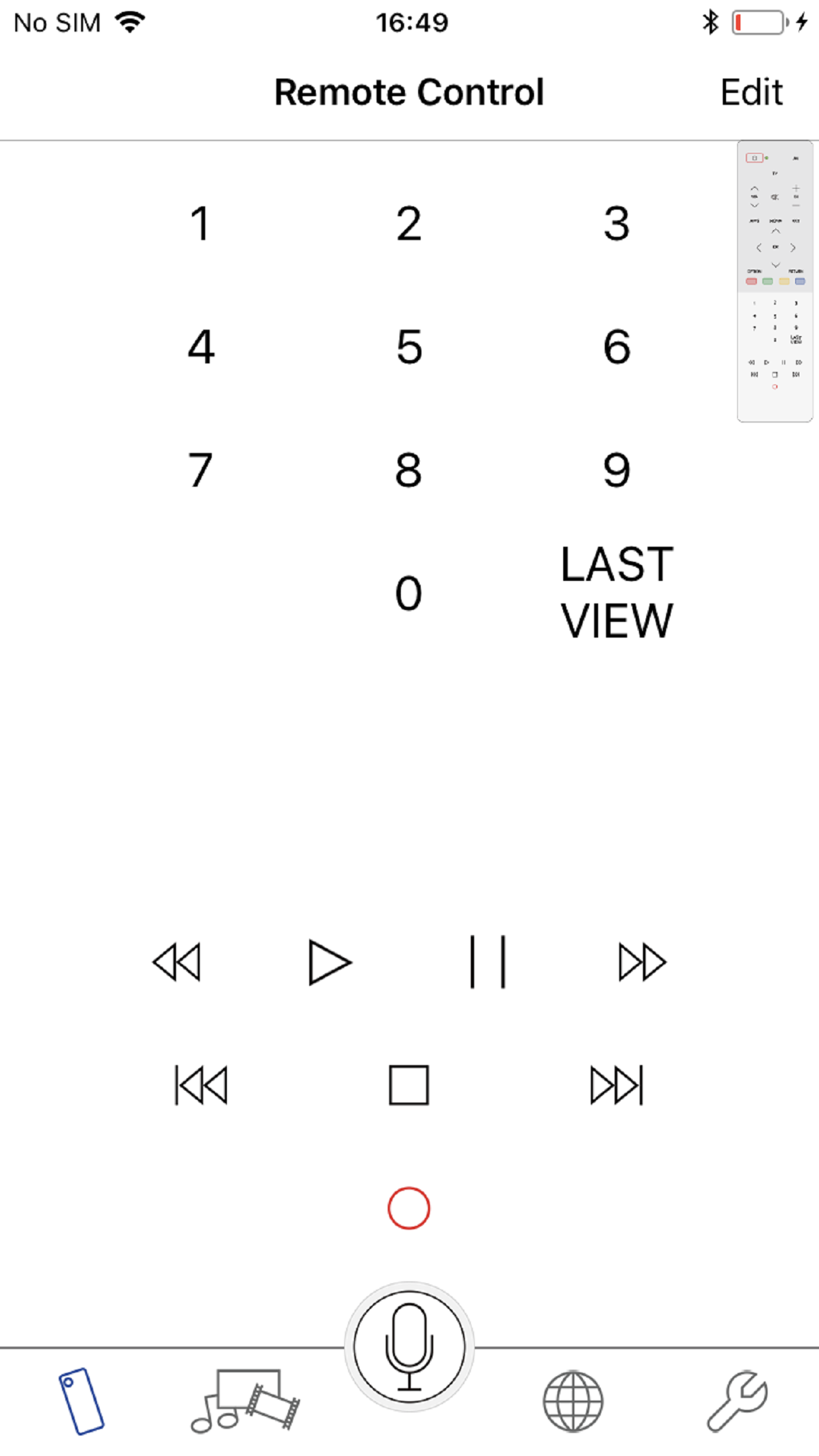 اسکرین شات 2 برنامه Panasonic TV Remote 3