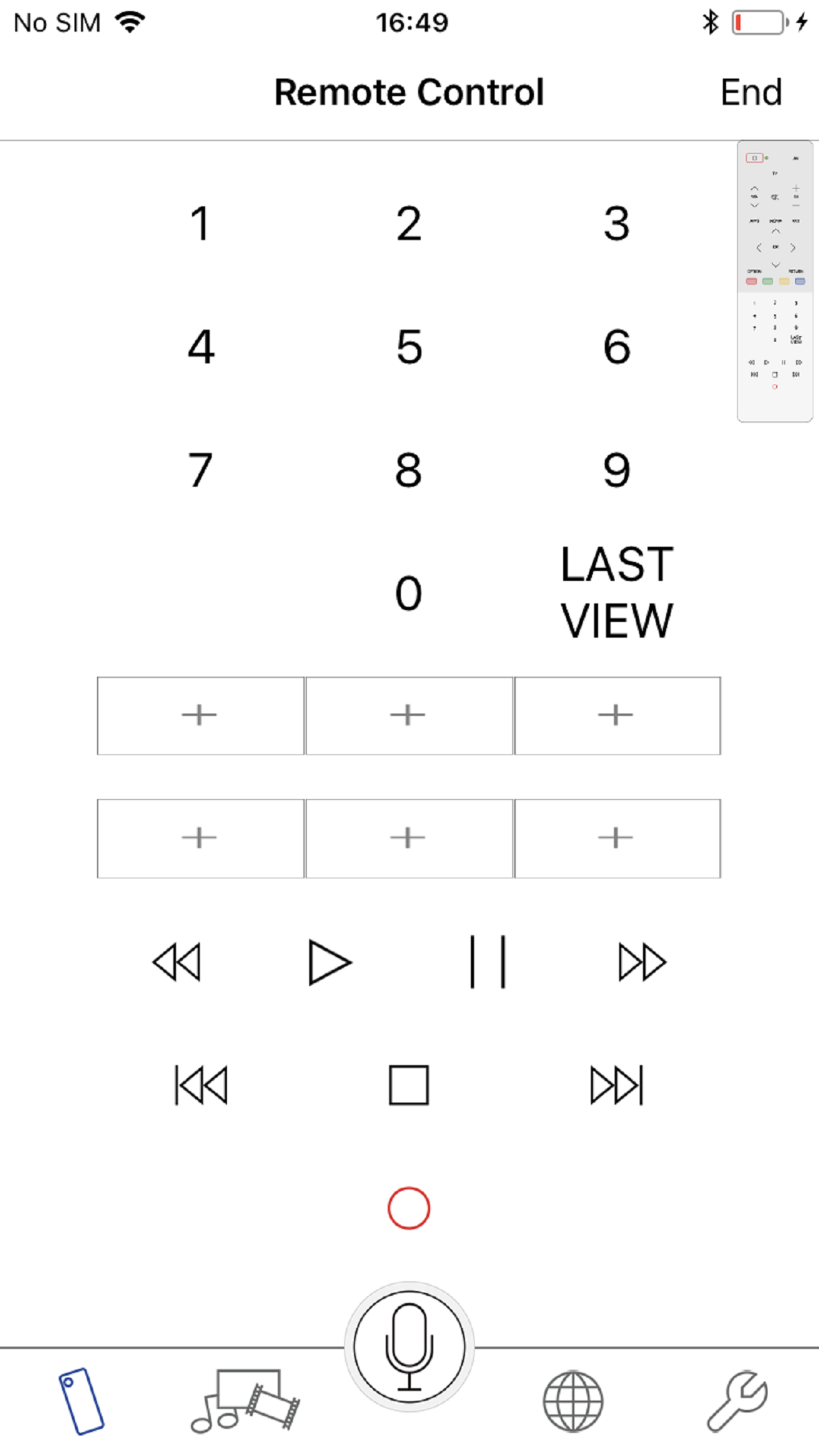 اسکرین شات 4 برنامه Panasonic TV Remote 3