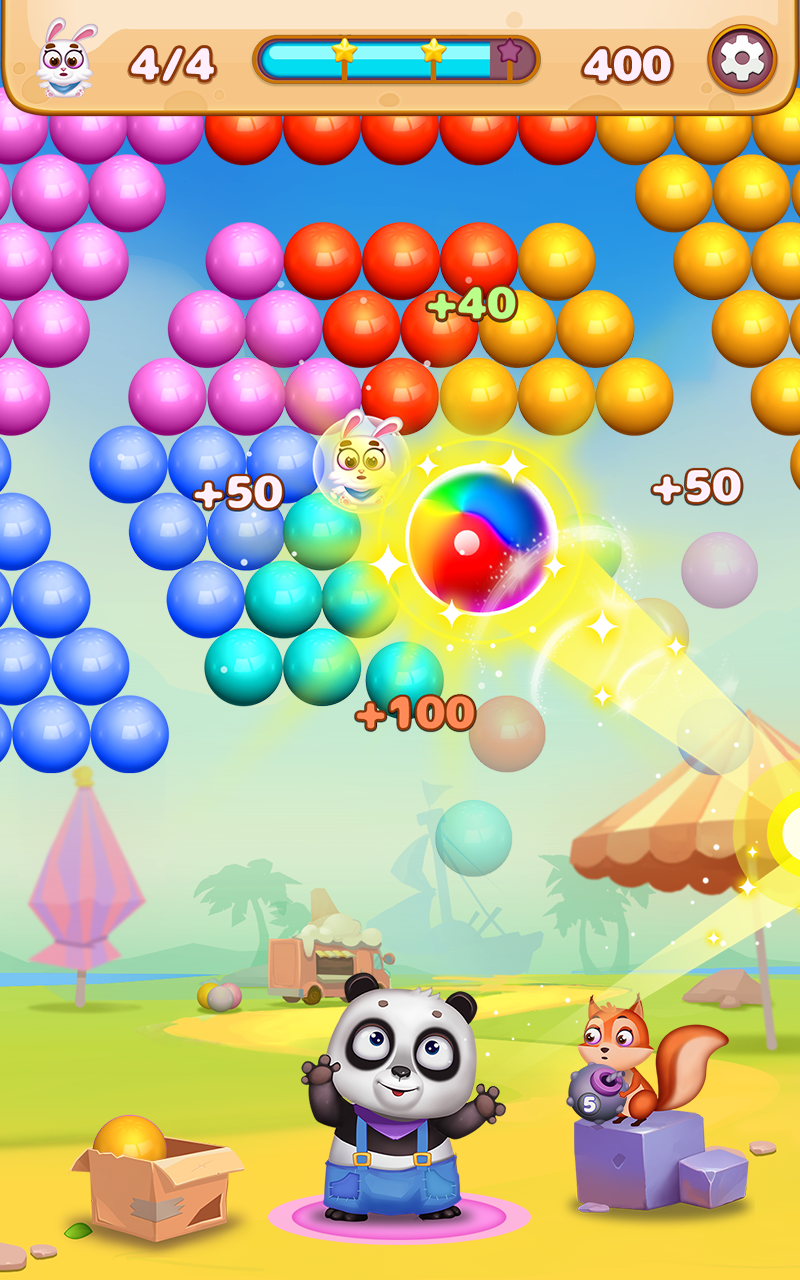 اسکرین شات 3 بازی Panda Bubble Shooter Mania