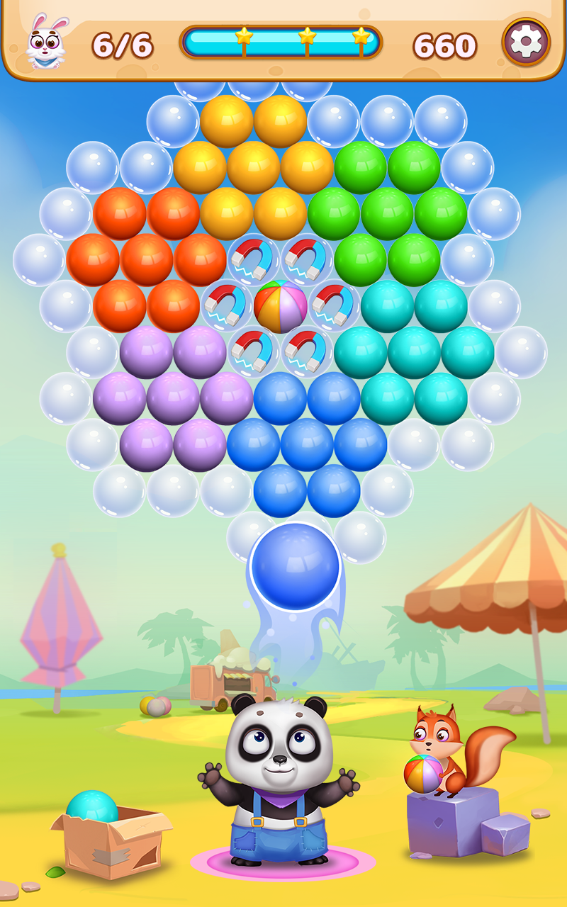 اسکرین شات 4 بازی Panda Bubble Shooter Mania