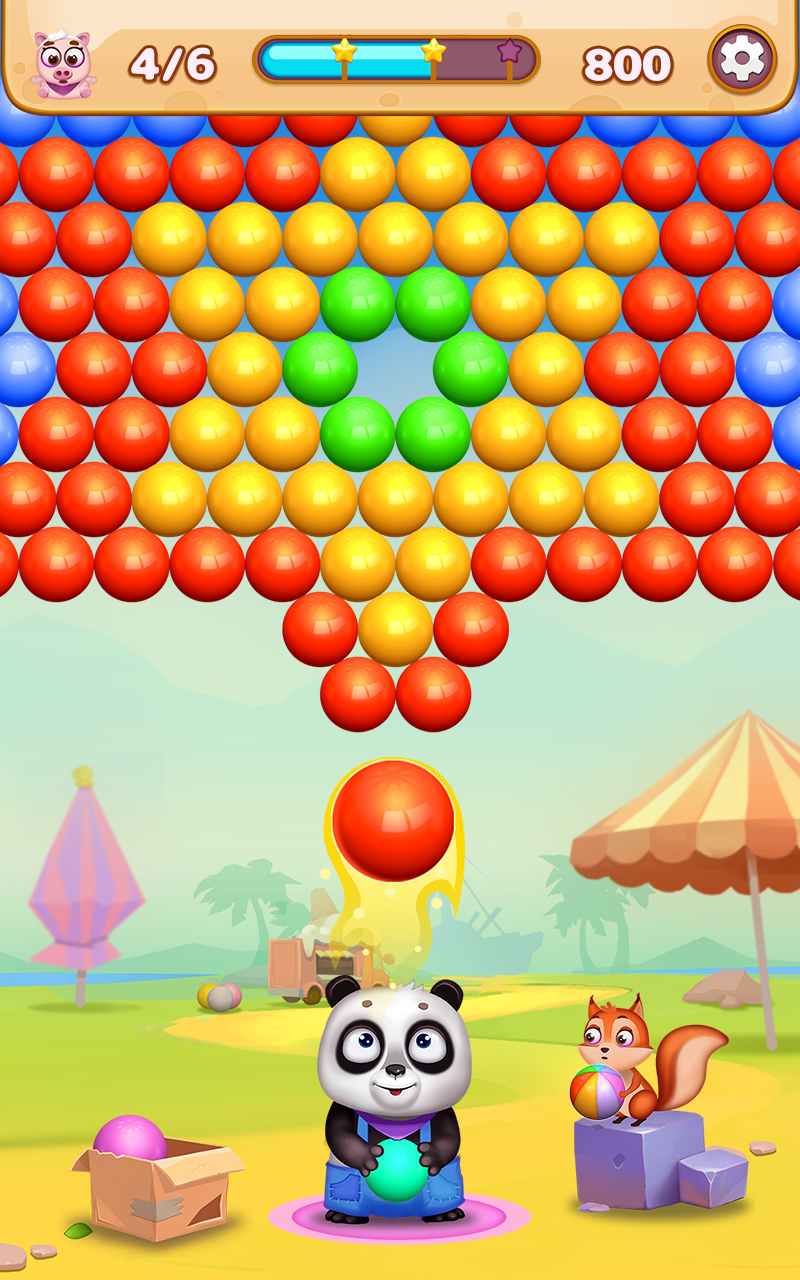 اسکرین شات 1 بازی Panda Bubble Shooter Mania