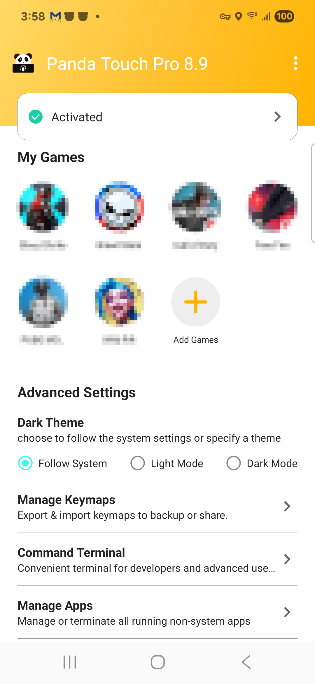 اسکرین شات 1 برنامه Panda Touch Pro