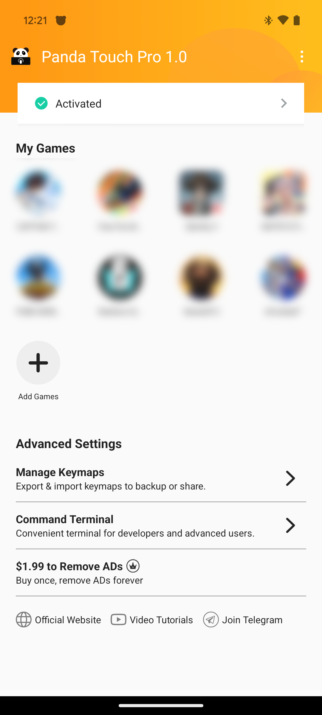 اسکرین شات 1 برنامه Panda Touch Pro