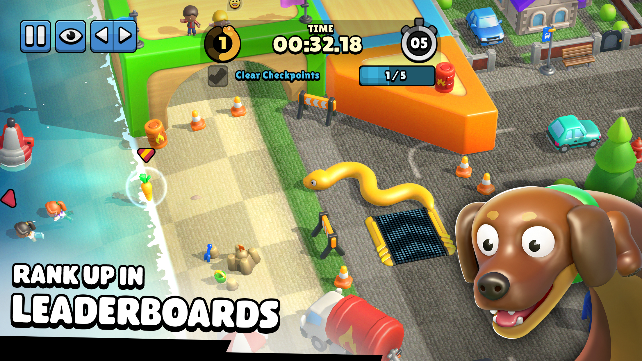 اسکرین شات 3 بازی Hissy Fit: Make Snake Break