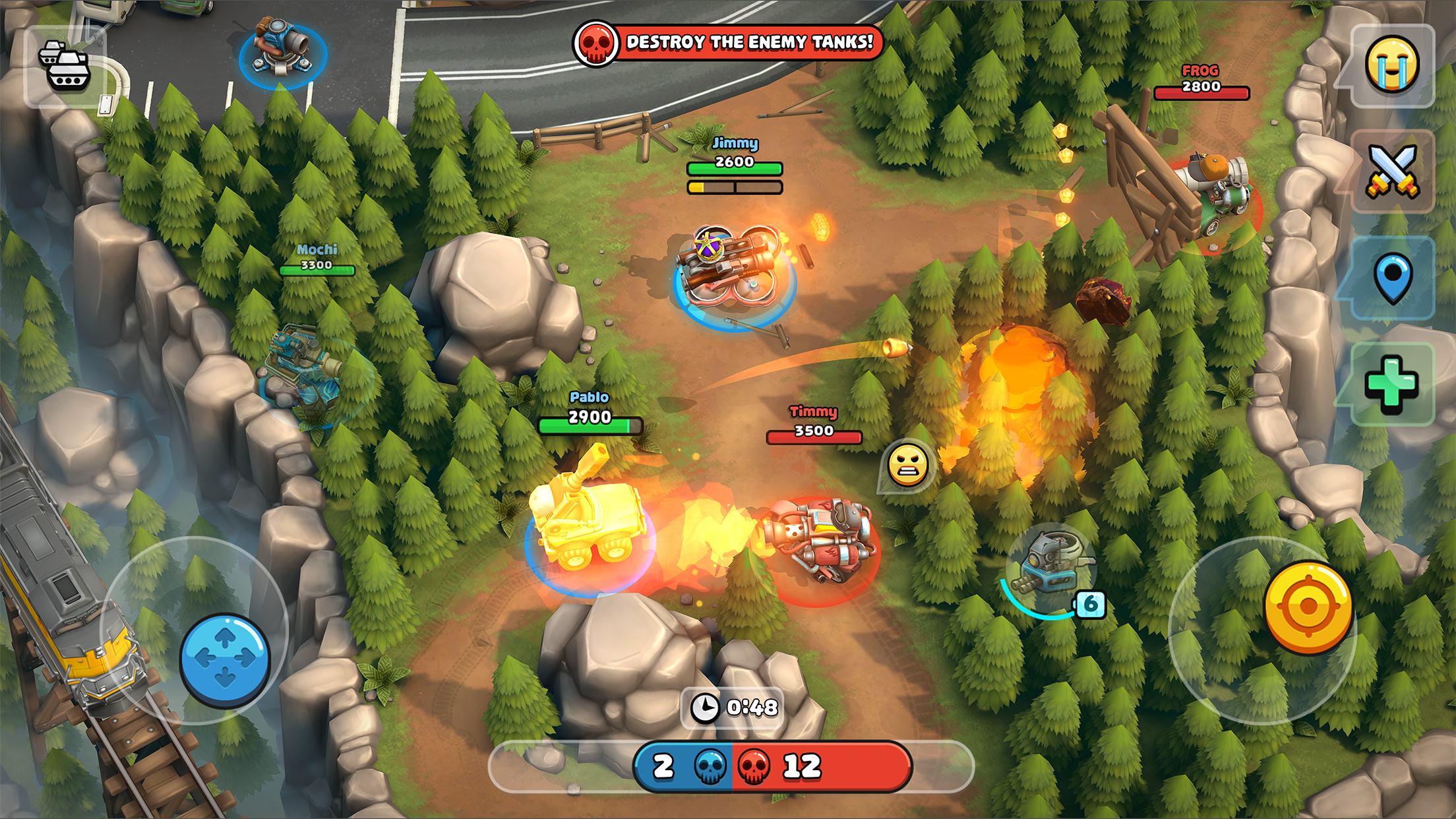 اسکرین شات 6 بازی Pico Tanks: Multiplayer Mayhem