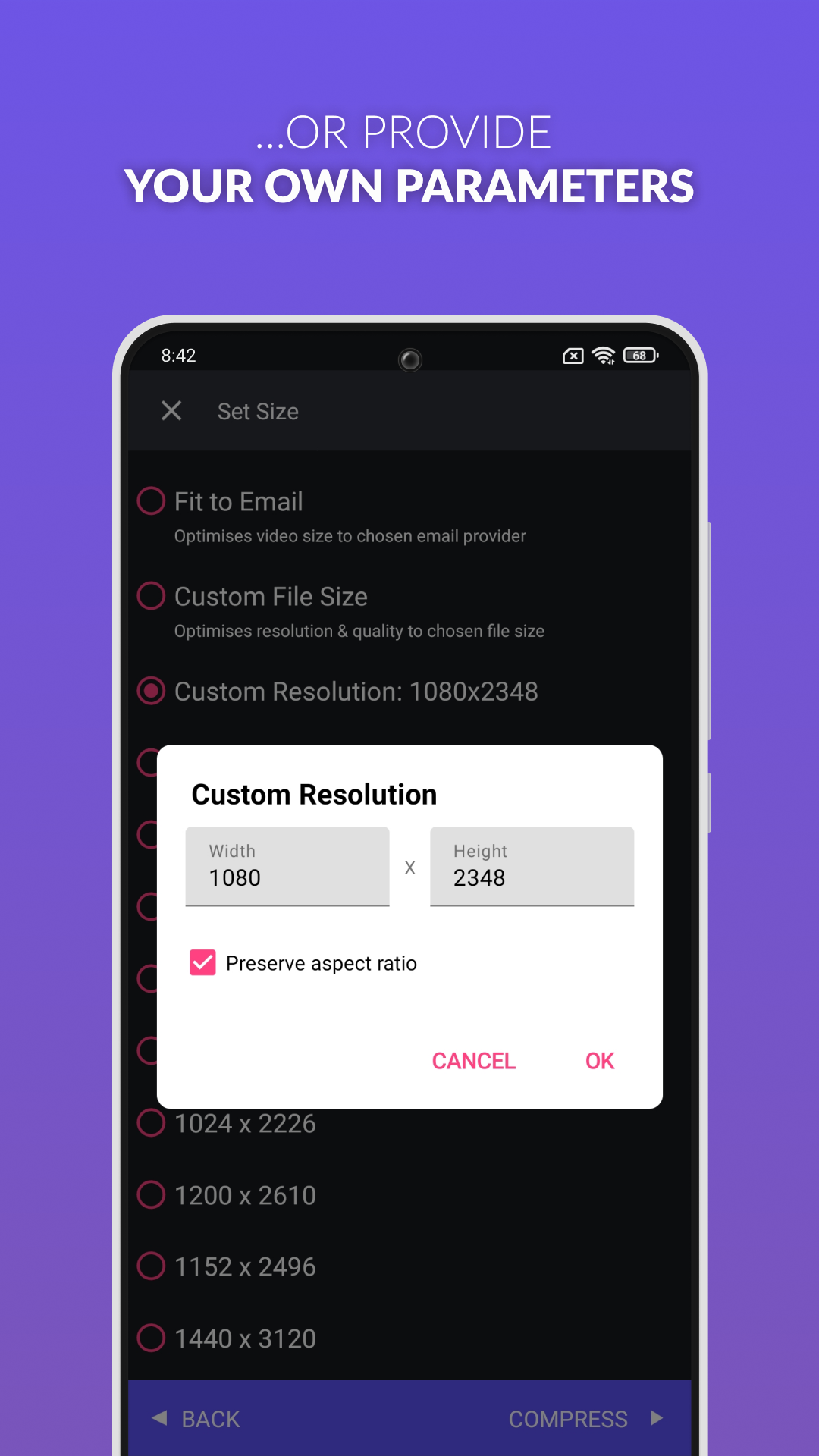 اسکرین شات 4 برنامه Panda Video Compress & Convert