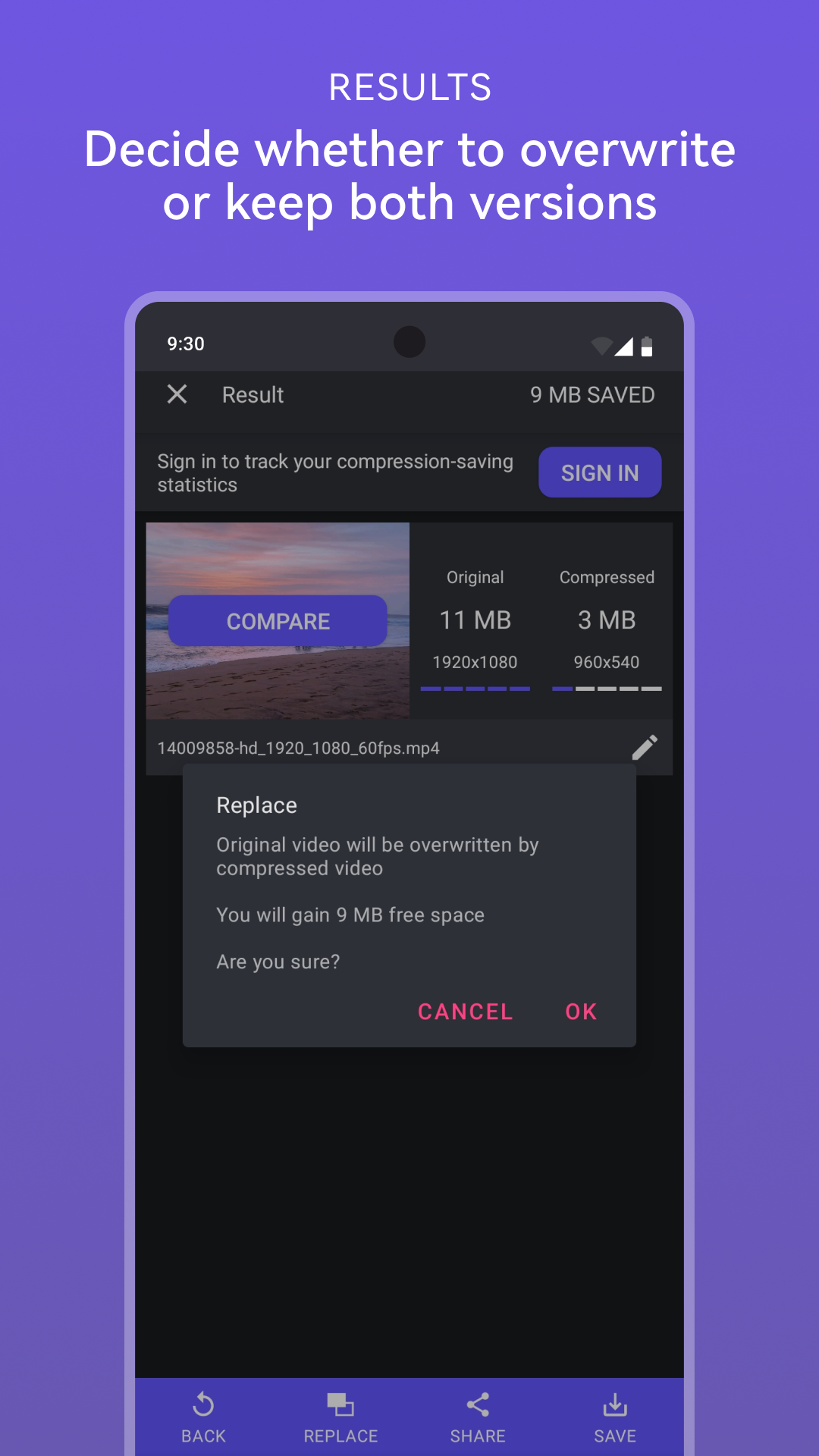 اسکرین شات 8 برنامه Panda Video Compress & Convert