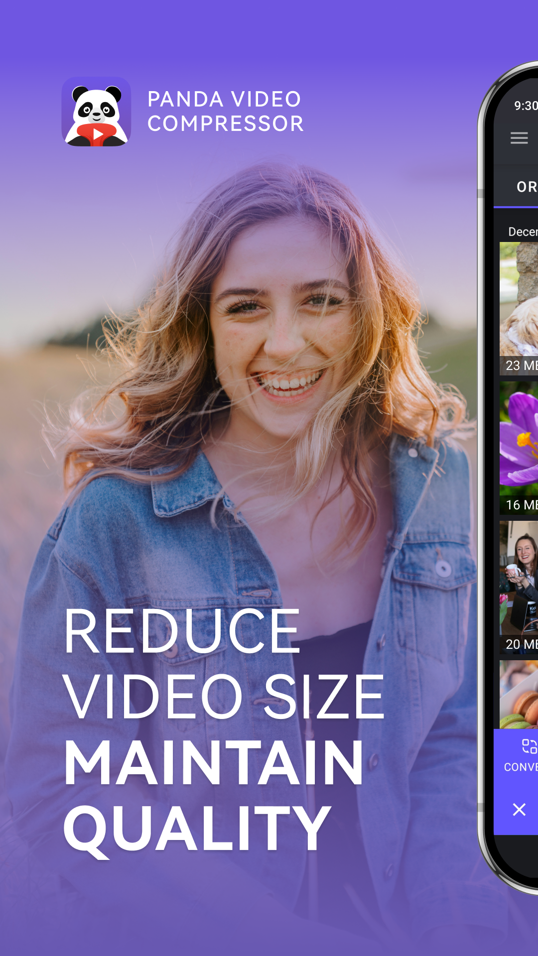 اسکرین شات 1 برنامه Panda Video Compress & Convert