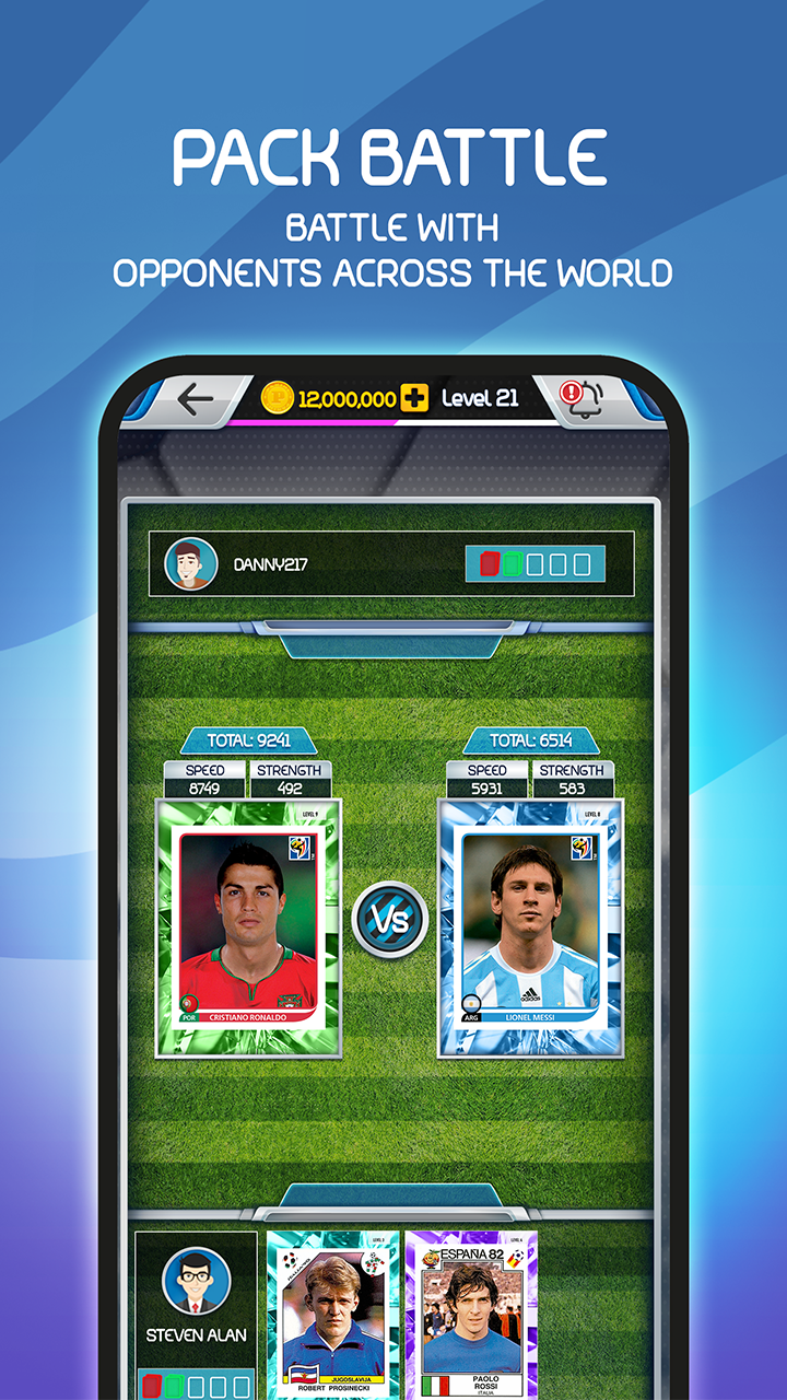 اسکرین شات 3 برنامه Panini Soccer App