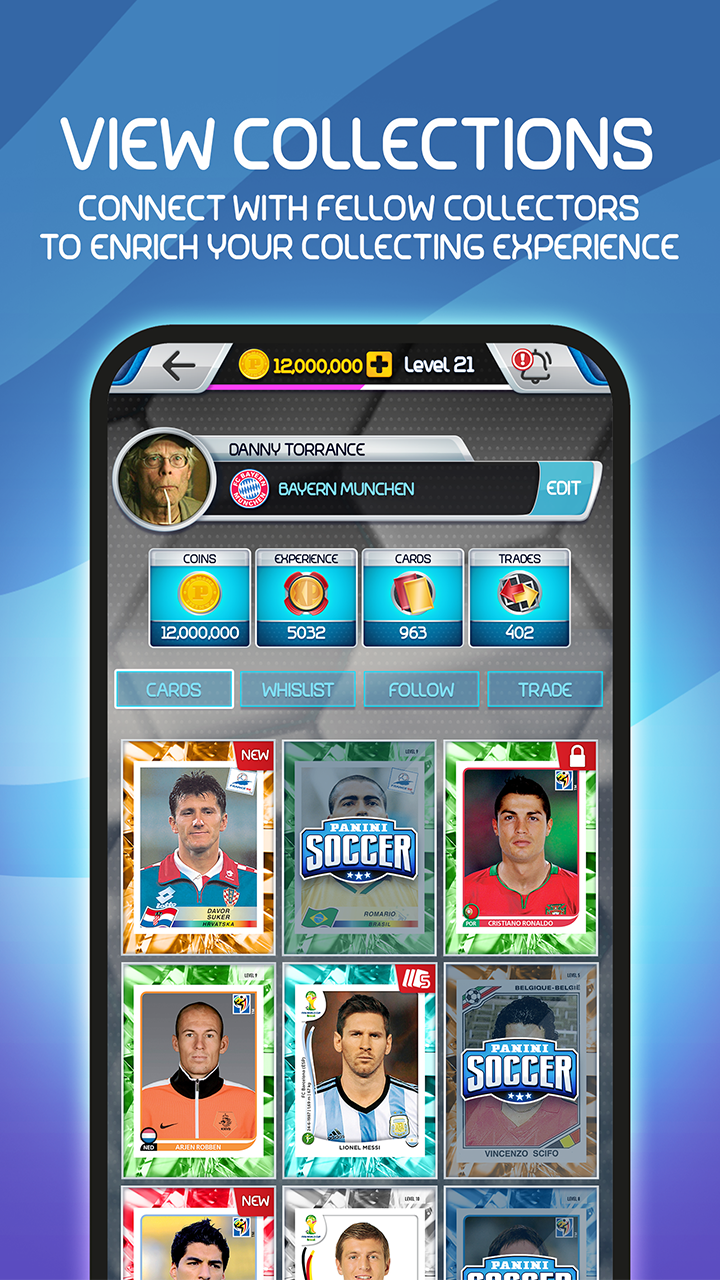 اسکرین شات 5 برنامه Panini Soccer App