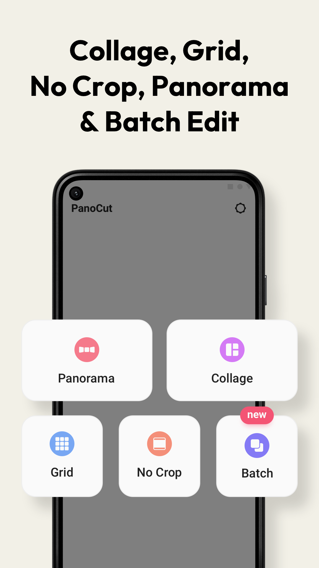 اسکرین شات 1 برنامه Panorama Crop - PanoCut