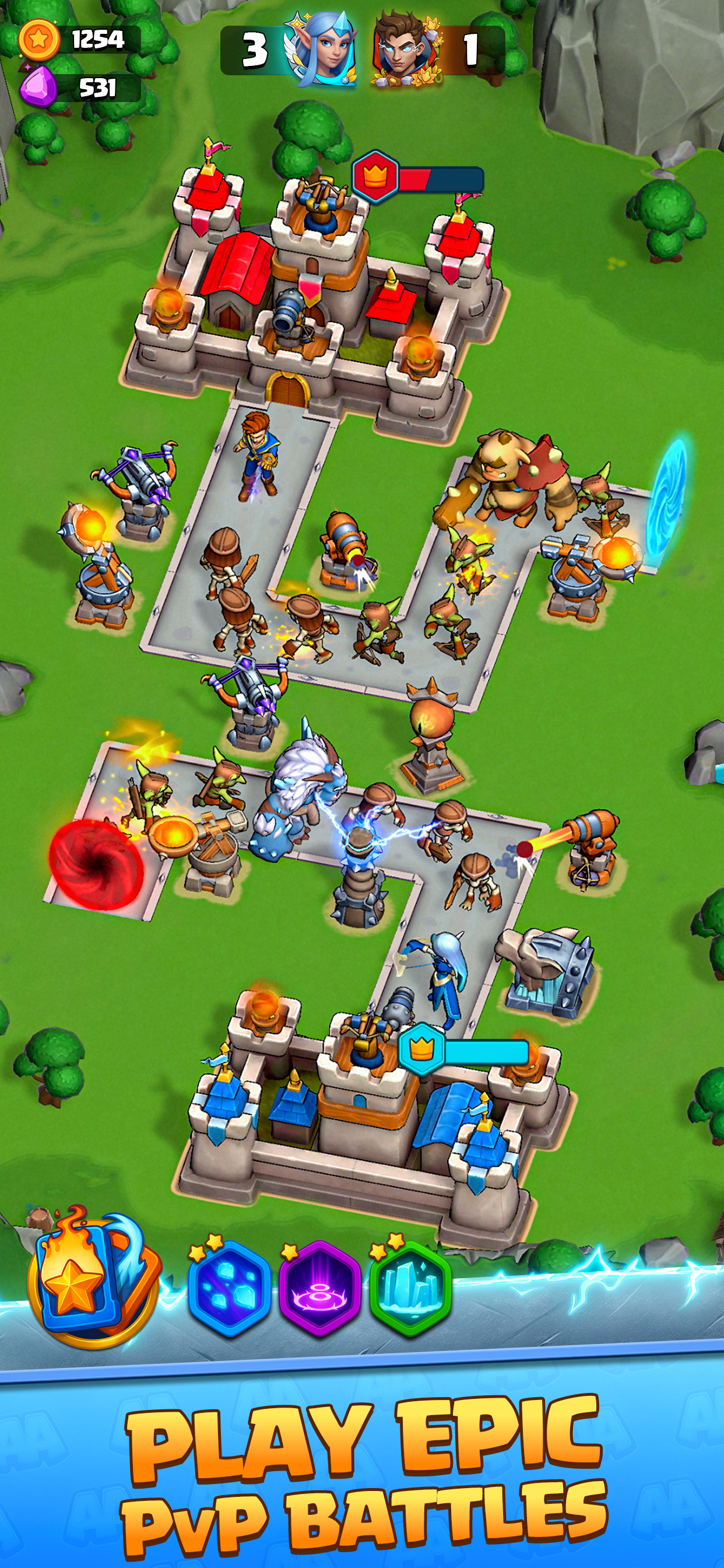 اسکرین شات 2 بازی Arcane Arena: Tower Defense TD