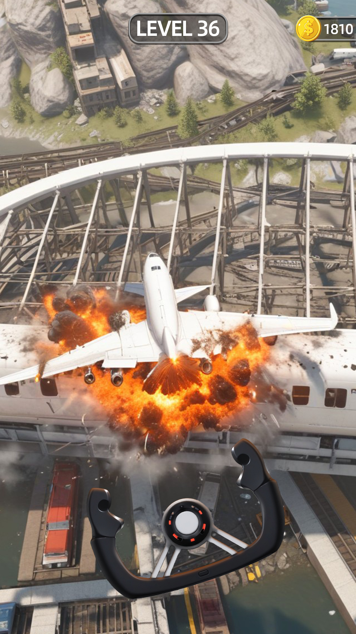 اسکرین شات 2 بازی Sling Plane 3D - Sky Crash Jet