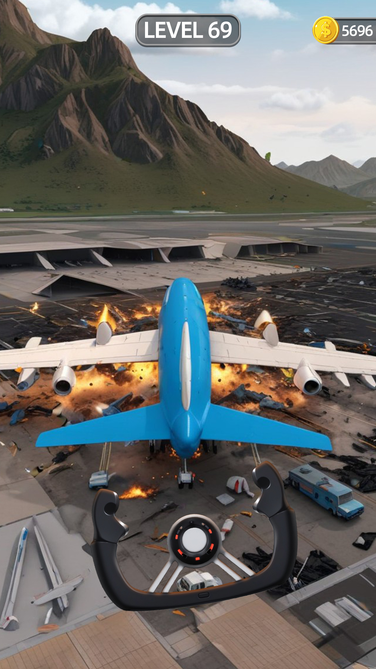 اسکرین شات 5 بازی Sling Plane 3D - Sky Crash Jet