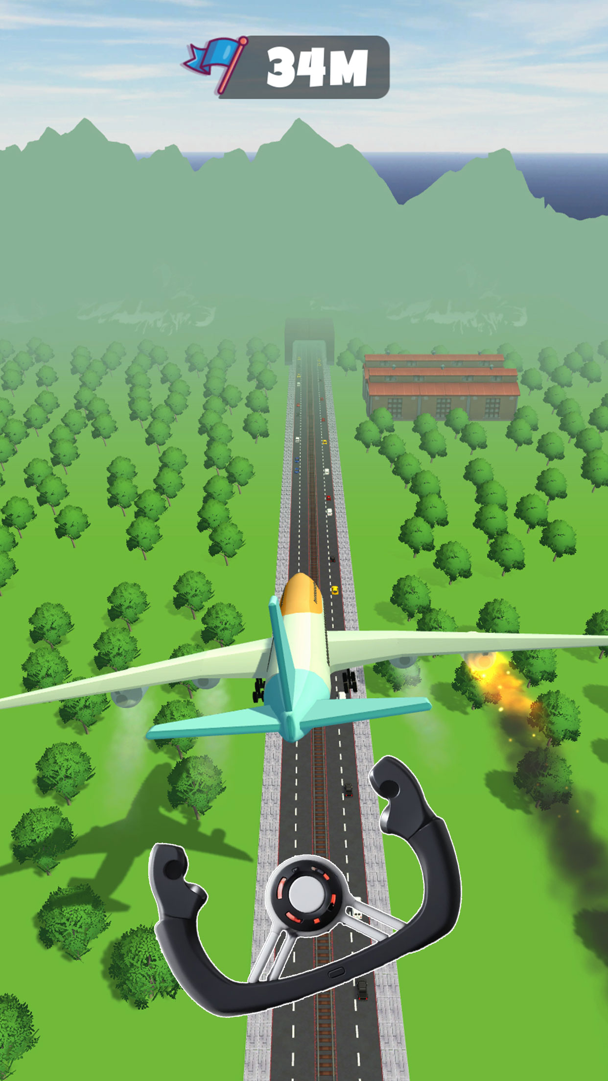 اسکرین شات 4 بازی Sling Plane 3D - Sky Crash Jet