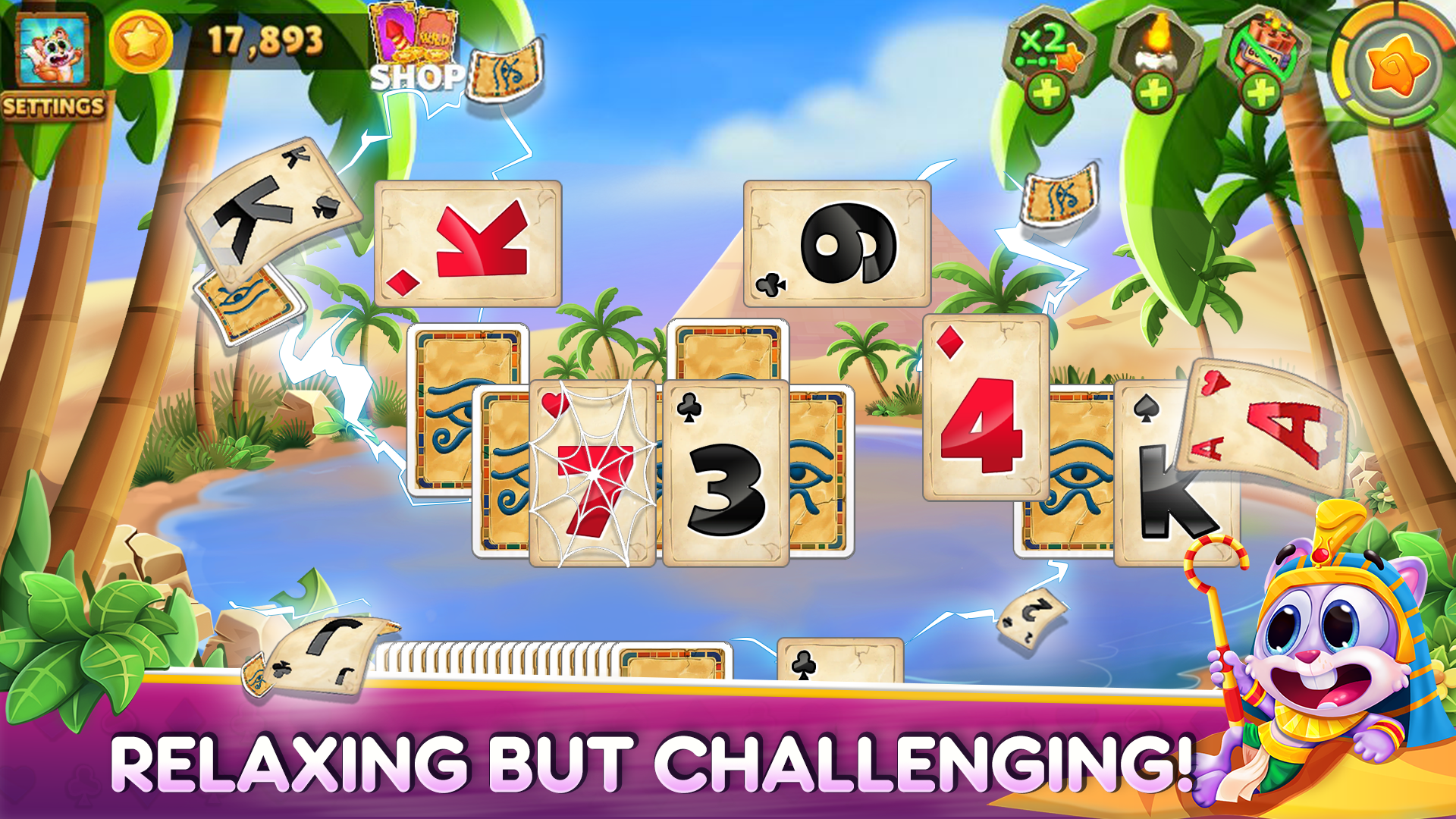 اسکرین شات 6 بازی TriPeaks Solitaire Tri Peaks