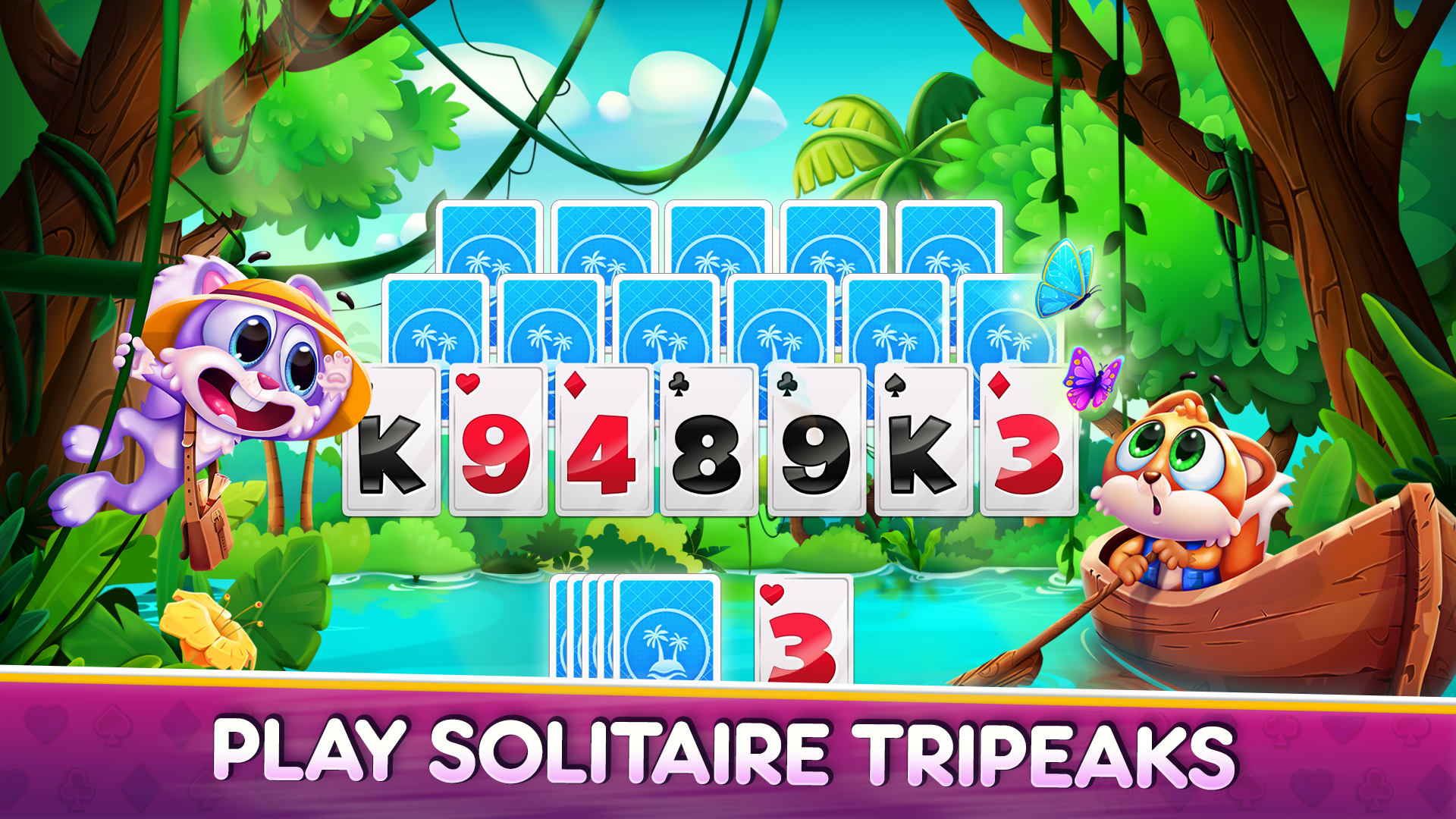 اسکرین شات 1 بازی TriPeaks Solitaire Tri Peaks