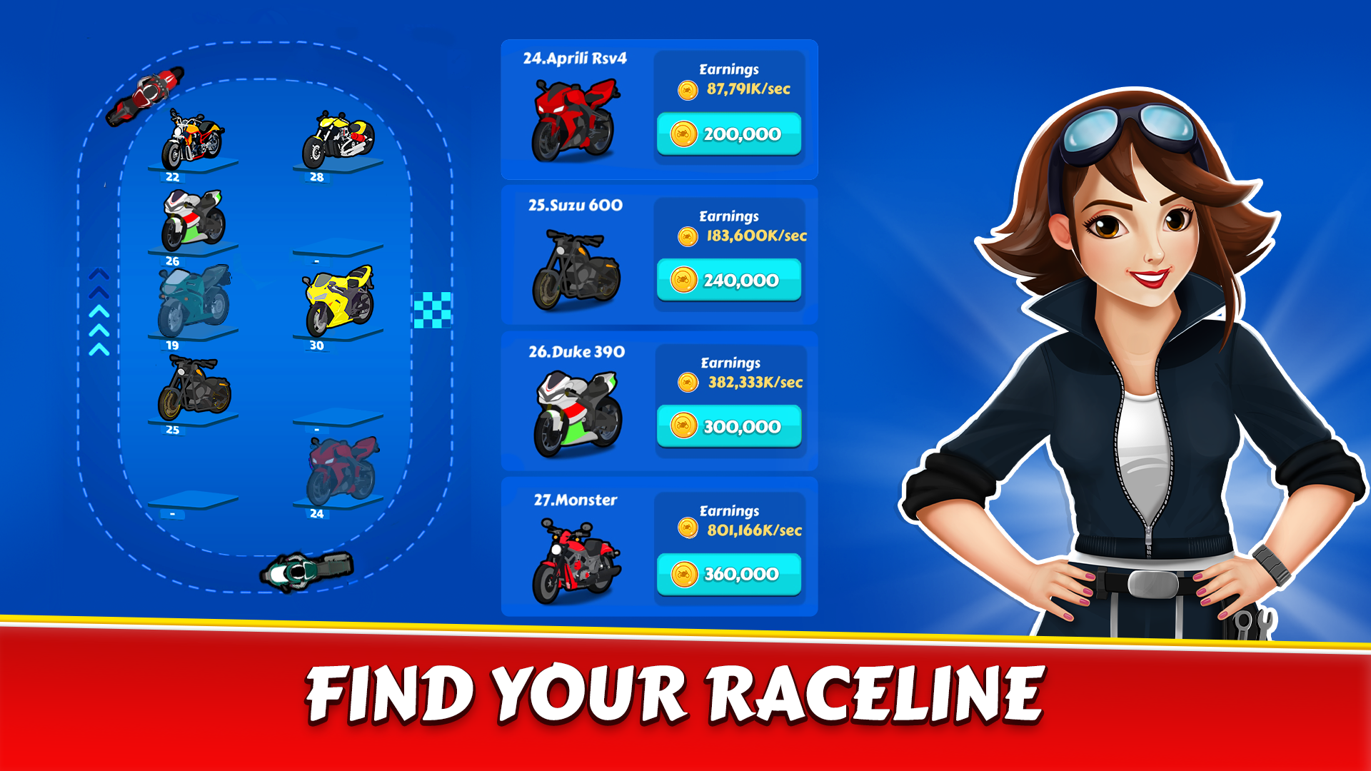 اسکرین شات 8 بازی Merge Bike game Idle Tycoon
