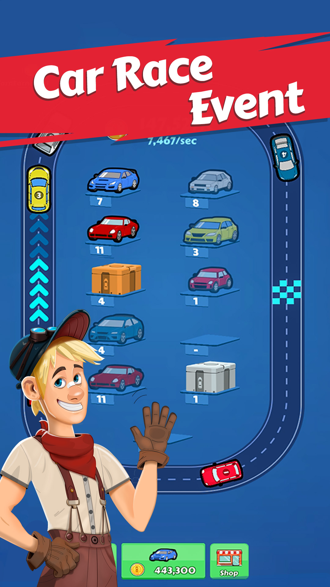 اسکرین شات 5 بازی Merge Bike game Idle Tycoon