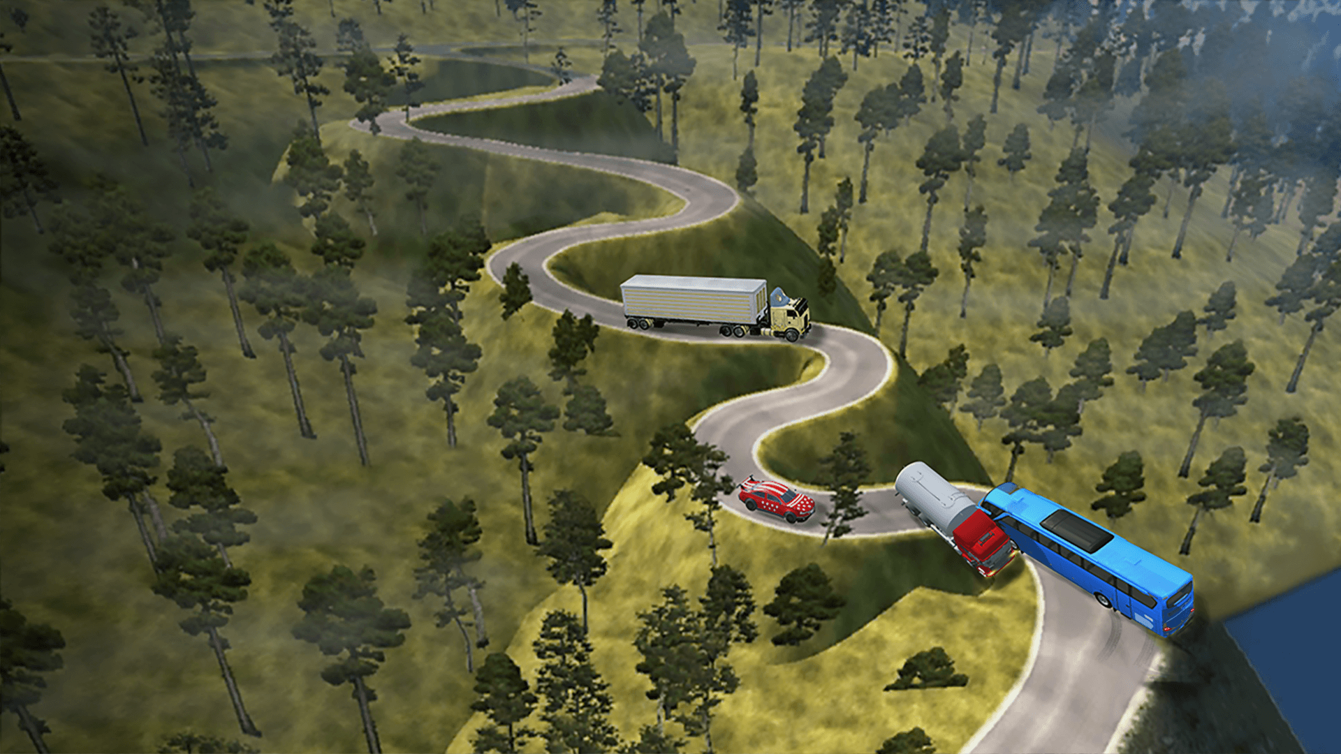 اسکرین شات 5 بازی Risky Roads Bus Driver Offroad