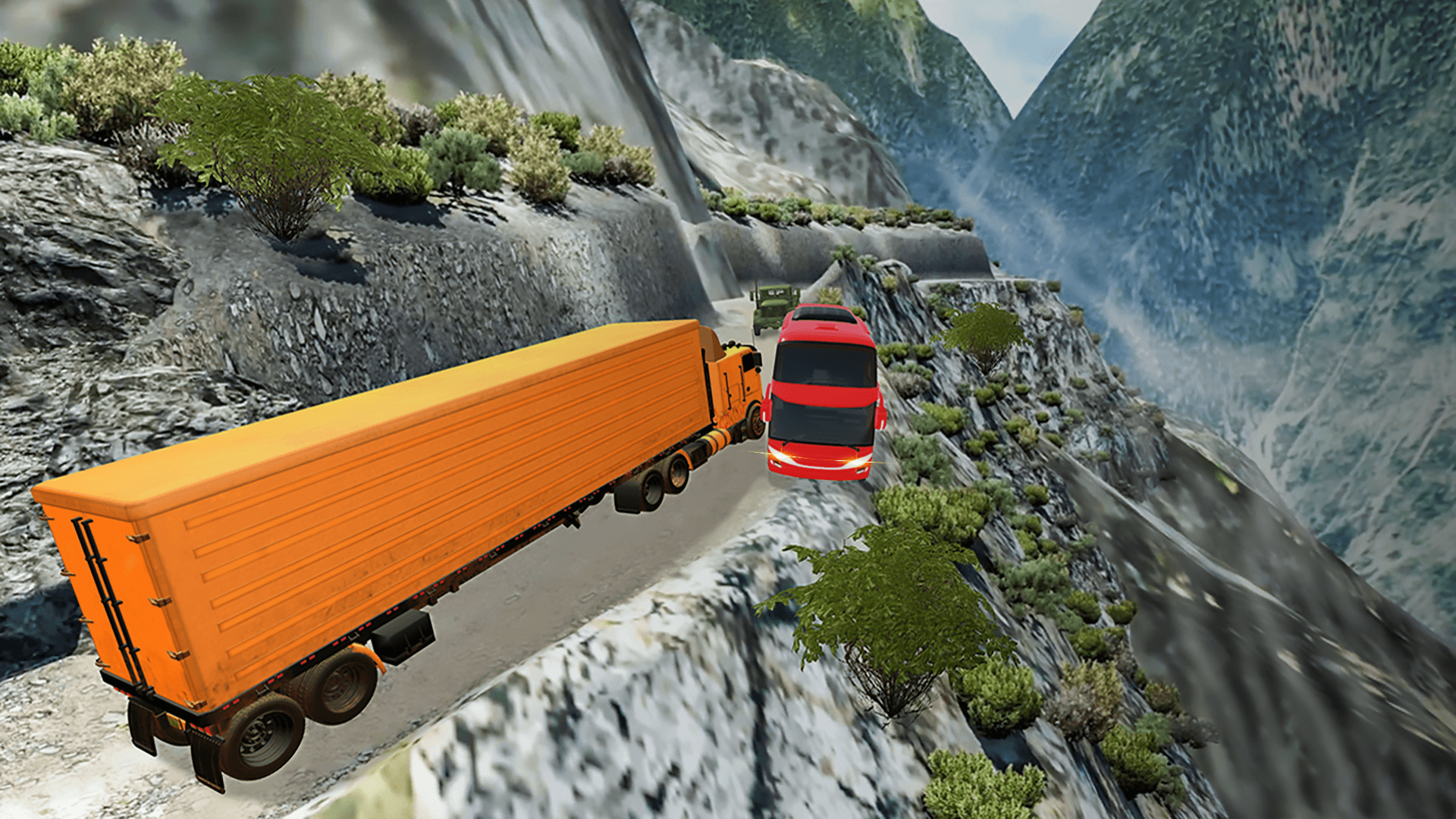 اسکرین شات 4 بازی Risky Roads Bus Driver Offroad